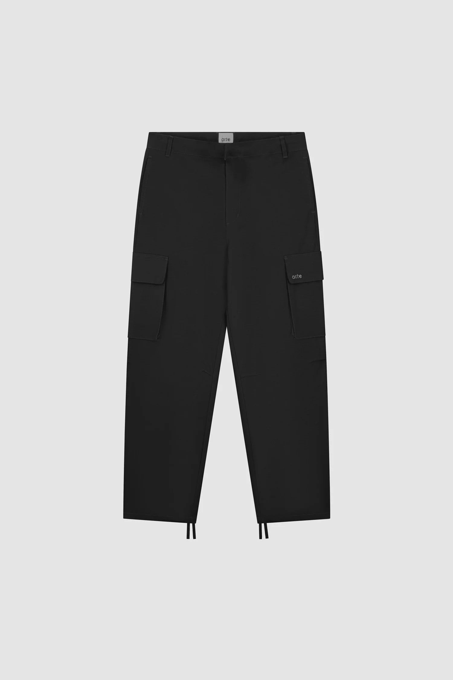 Waxed Ripstop Pants - Black