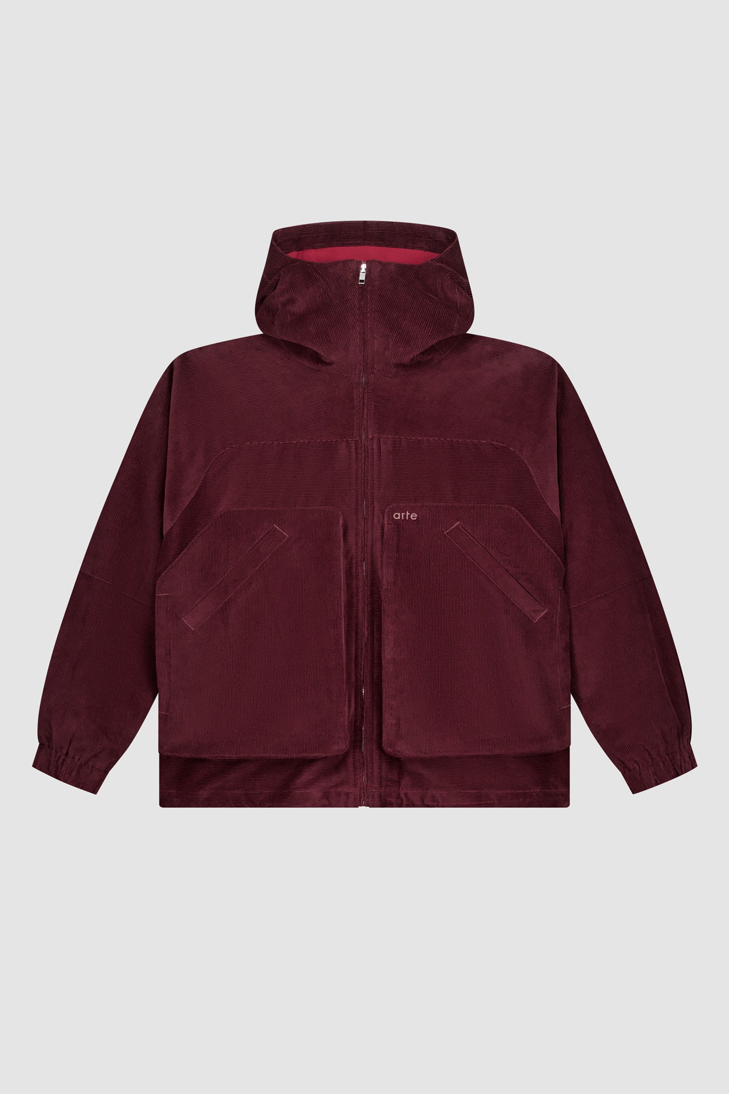 Corduroy Technical Jacket - Bordeaux
