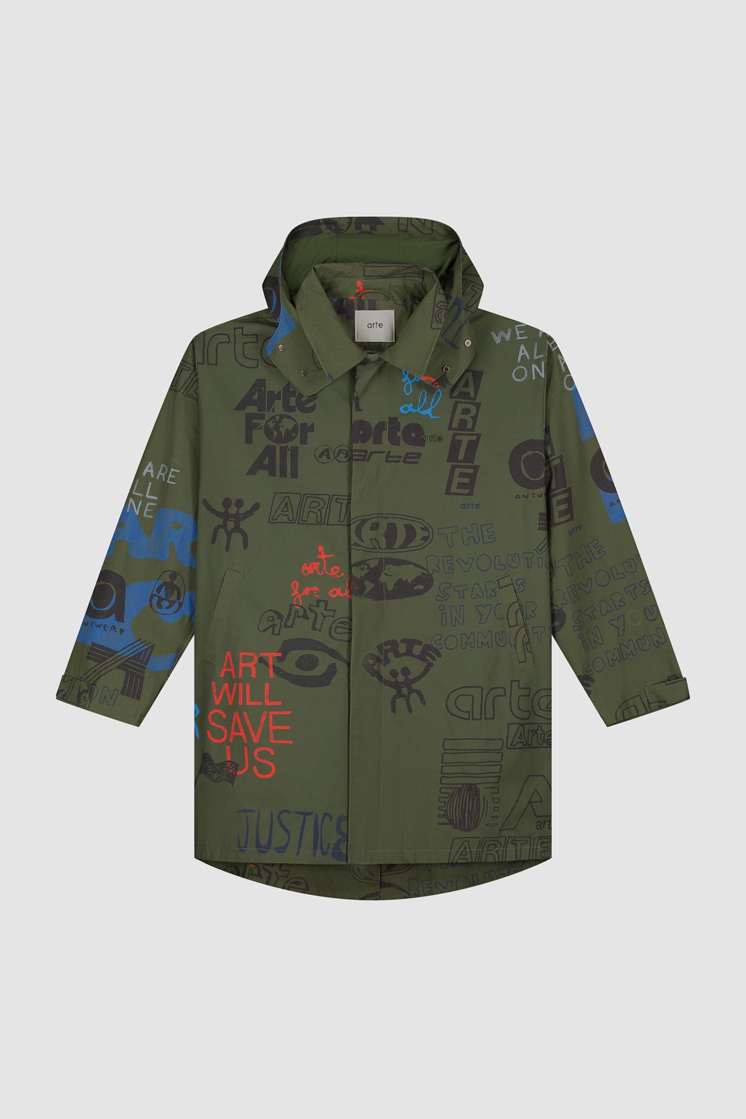 Art Saves Coat - Dark Green