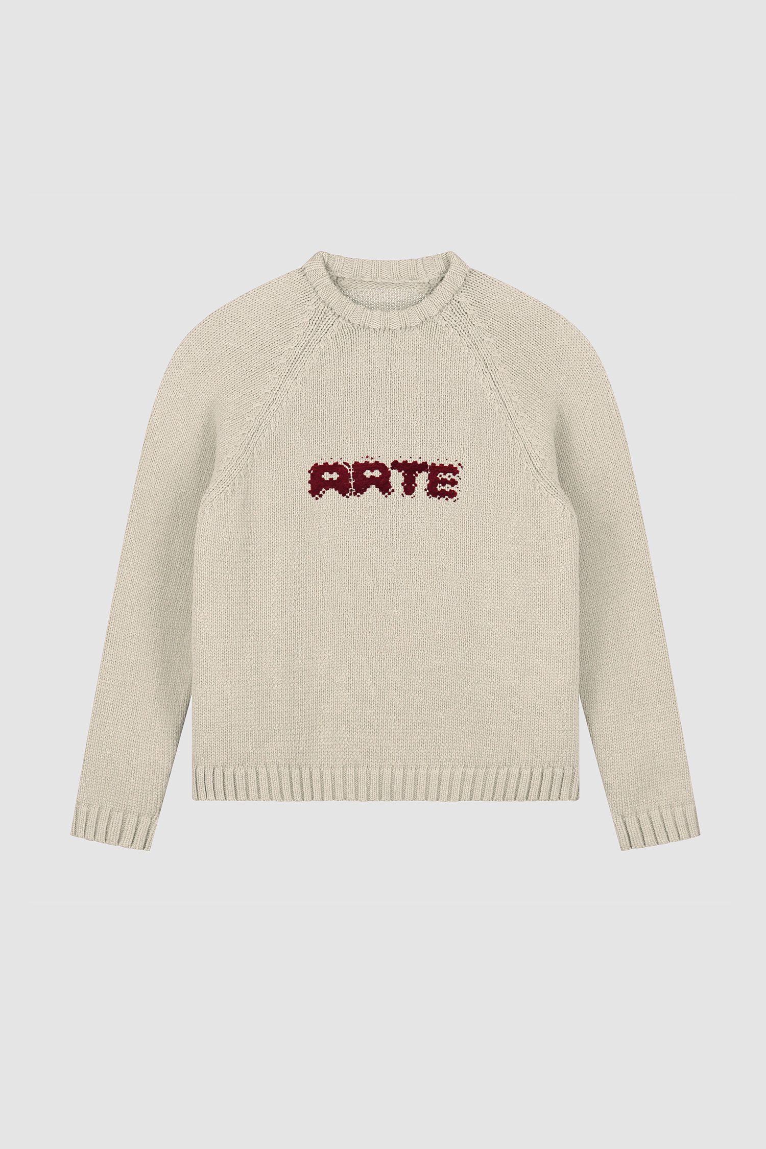 Pixel Front Knit - Cream