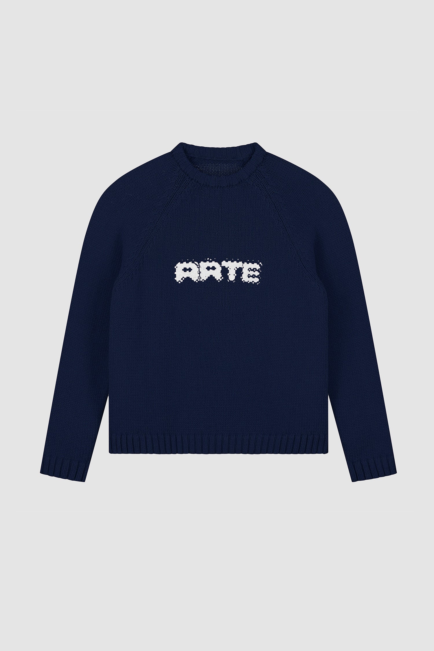 Pixel Front Knit - Navy