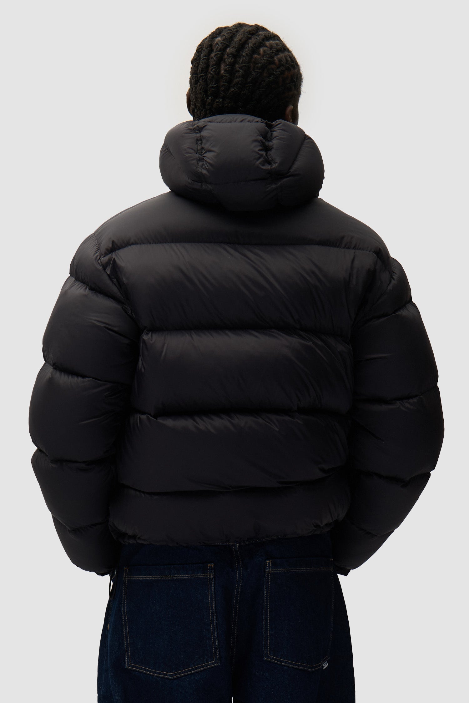 Reversible Puffer Jacket - Black