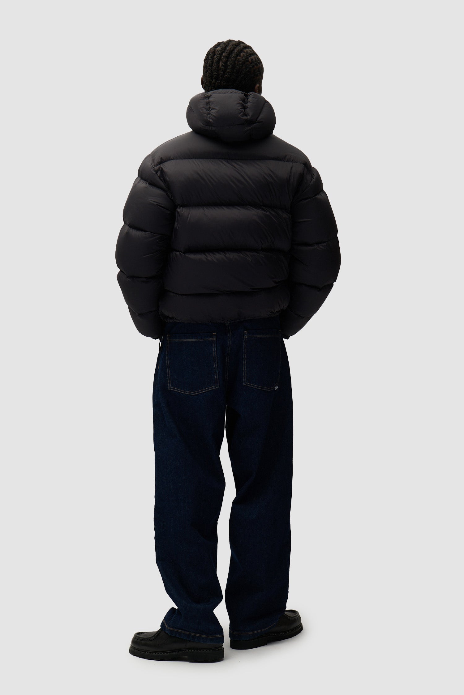 Reversible Puffer Jacket - Black