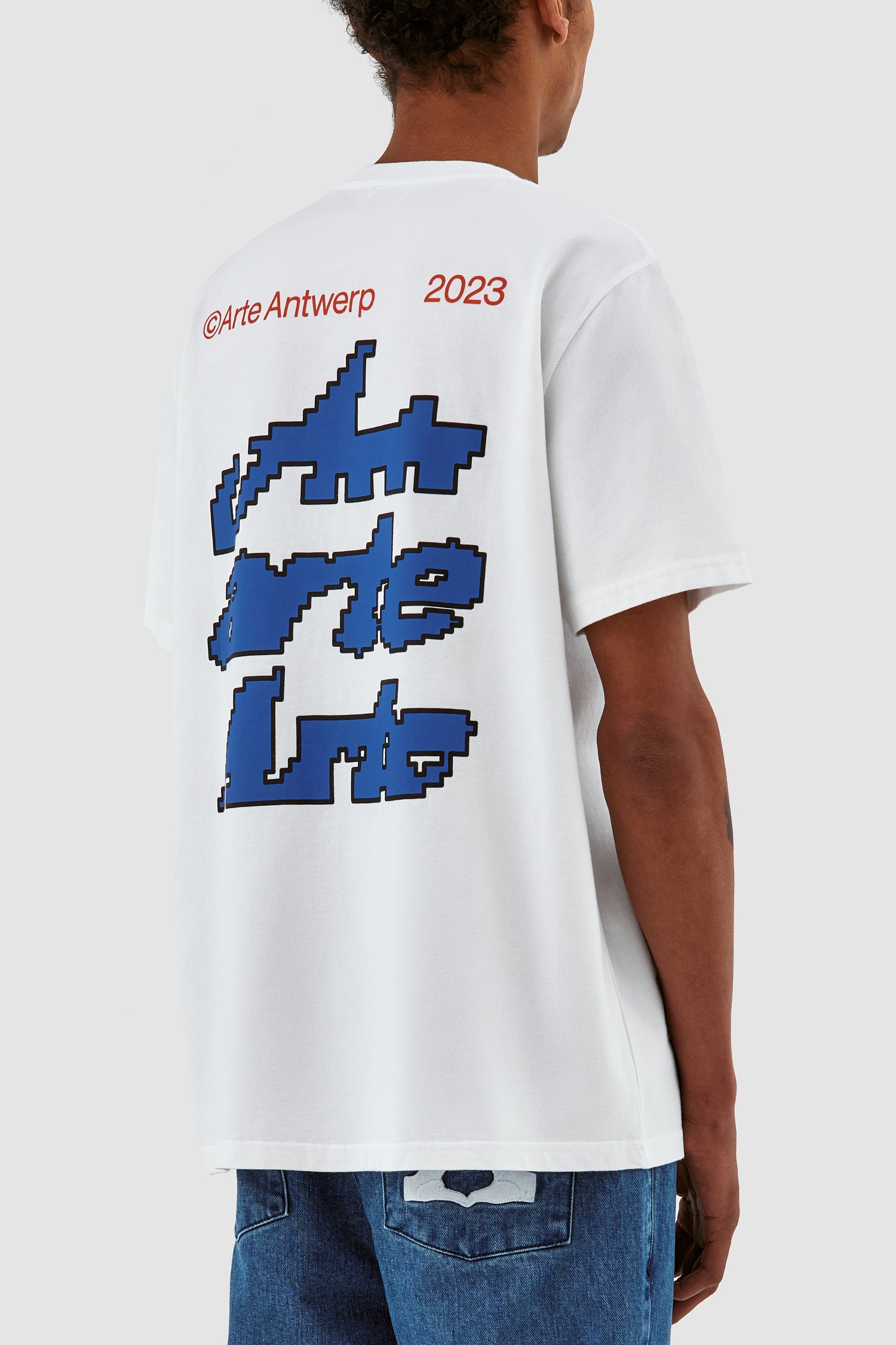 T-shirt Tommy Back Multi - Blanc