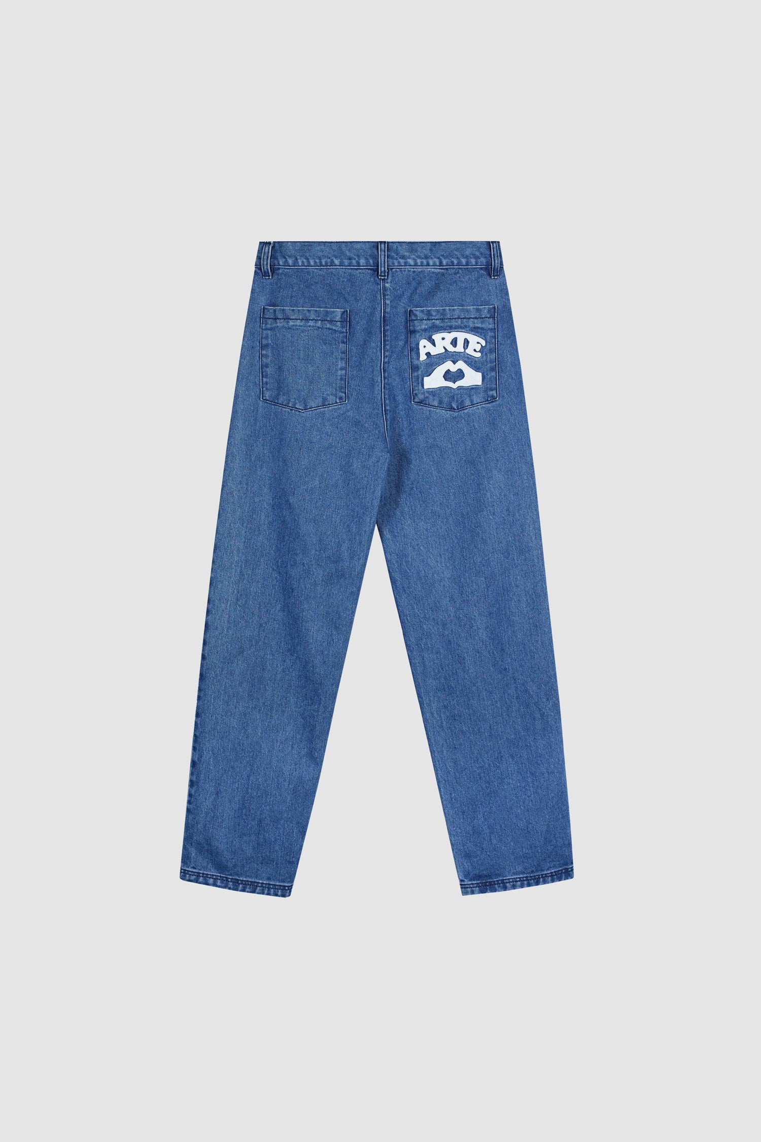 Paul Pocket Logo Denim Pants - Bleu lavé