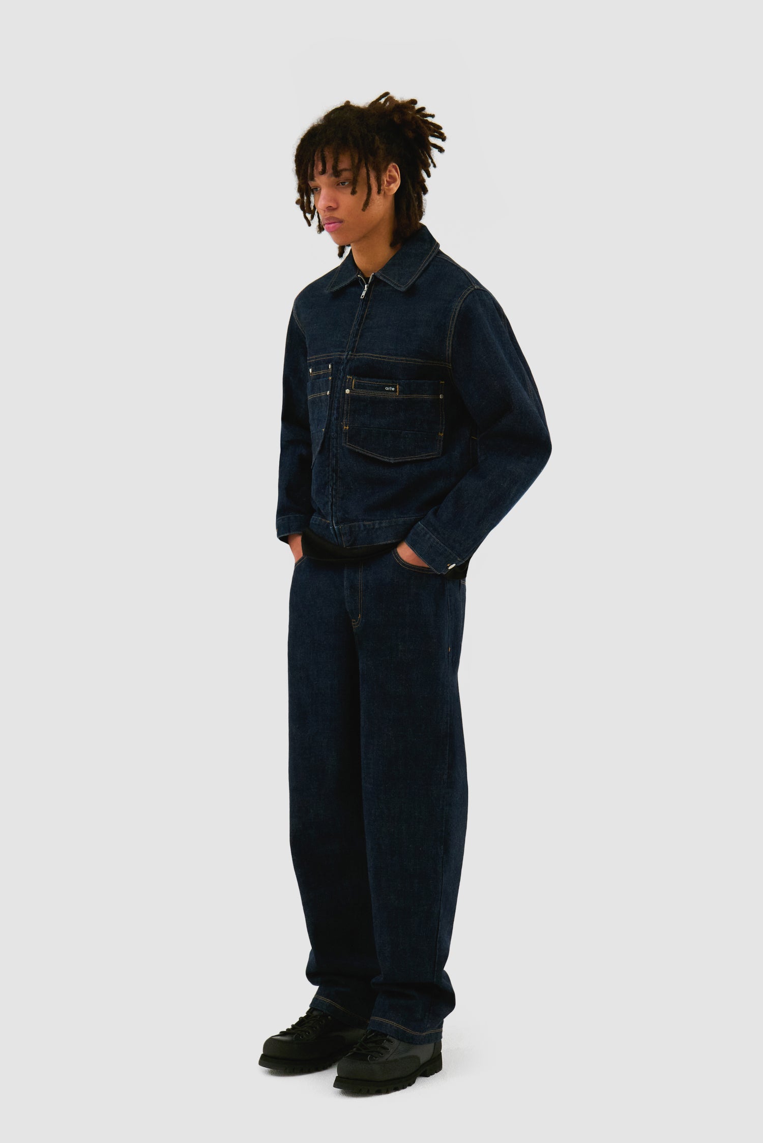 Pantalon en jean - Denim brut - Arte Antwerp