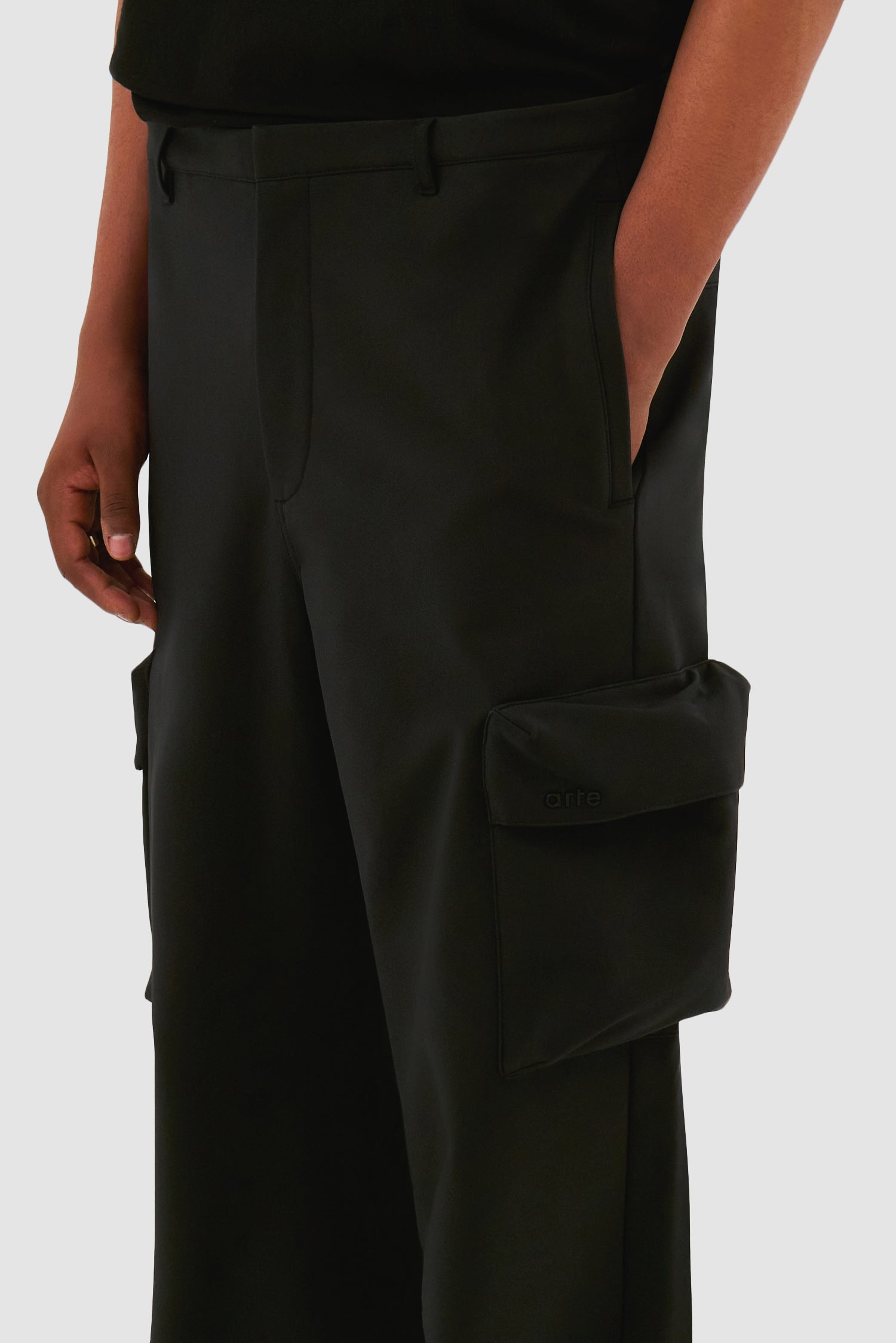 Pantalon à poches 3D - Noir - Arte Antwerp