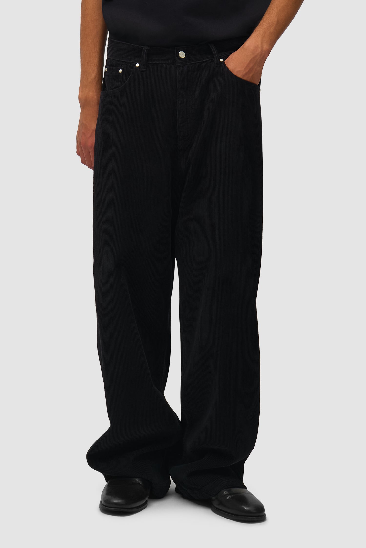 Corduroy Pants - Black