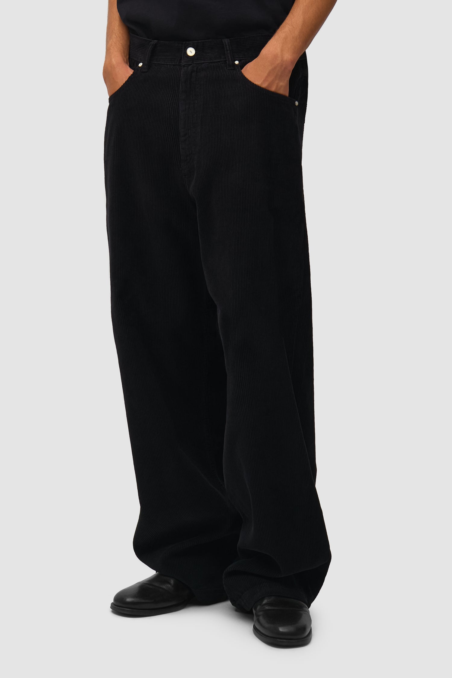 Corduroy Pants - Black