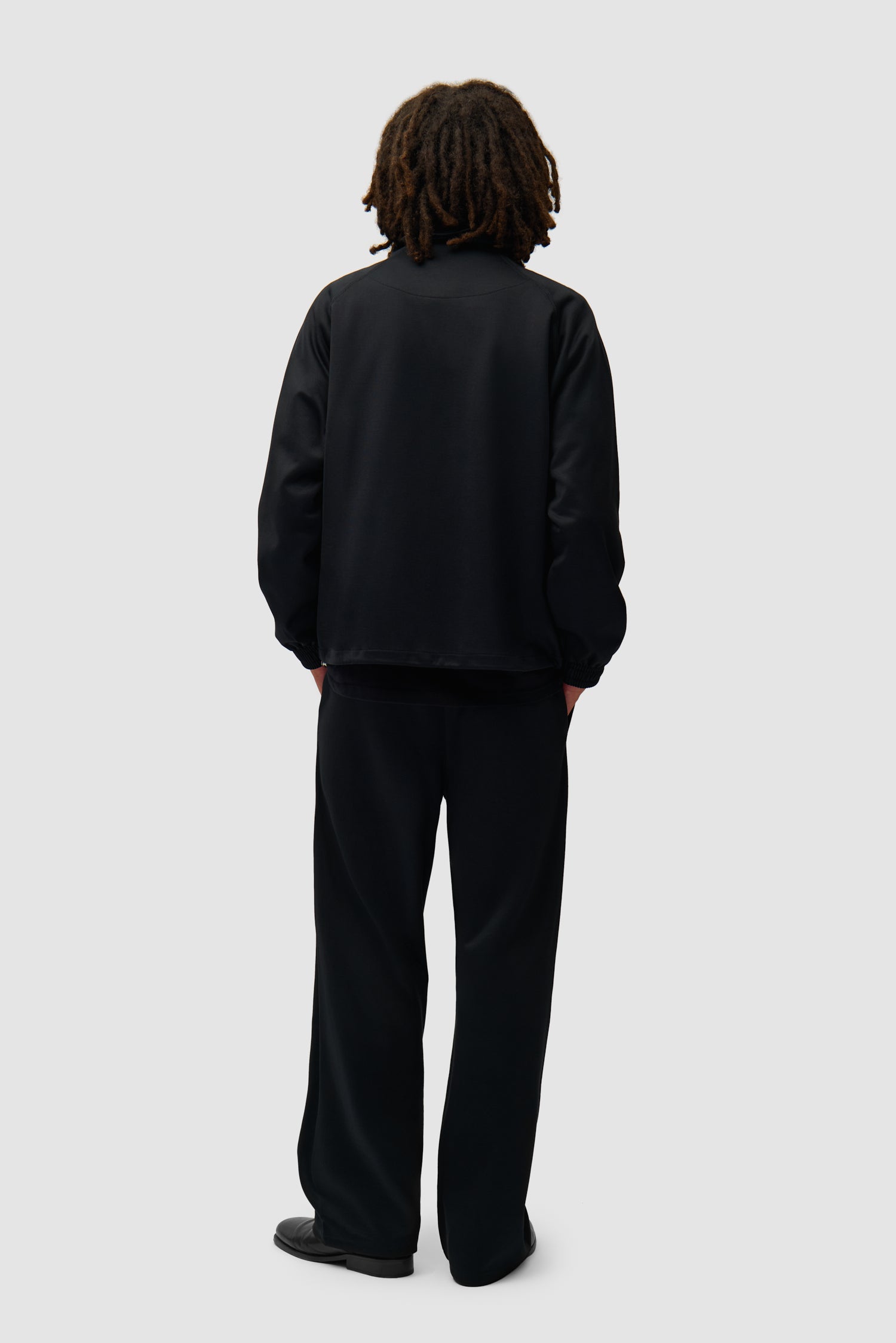 Carded Tracksuit Top - Black