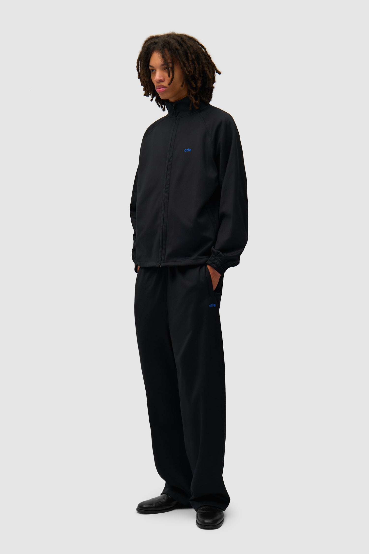 Carded Tracksuit Bottom - Black