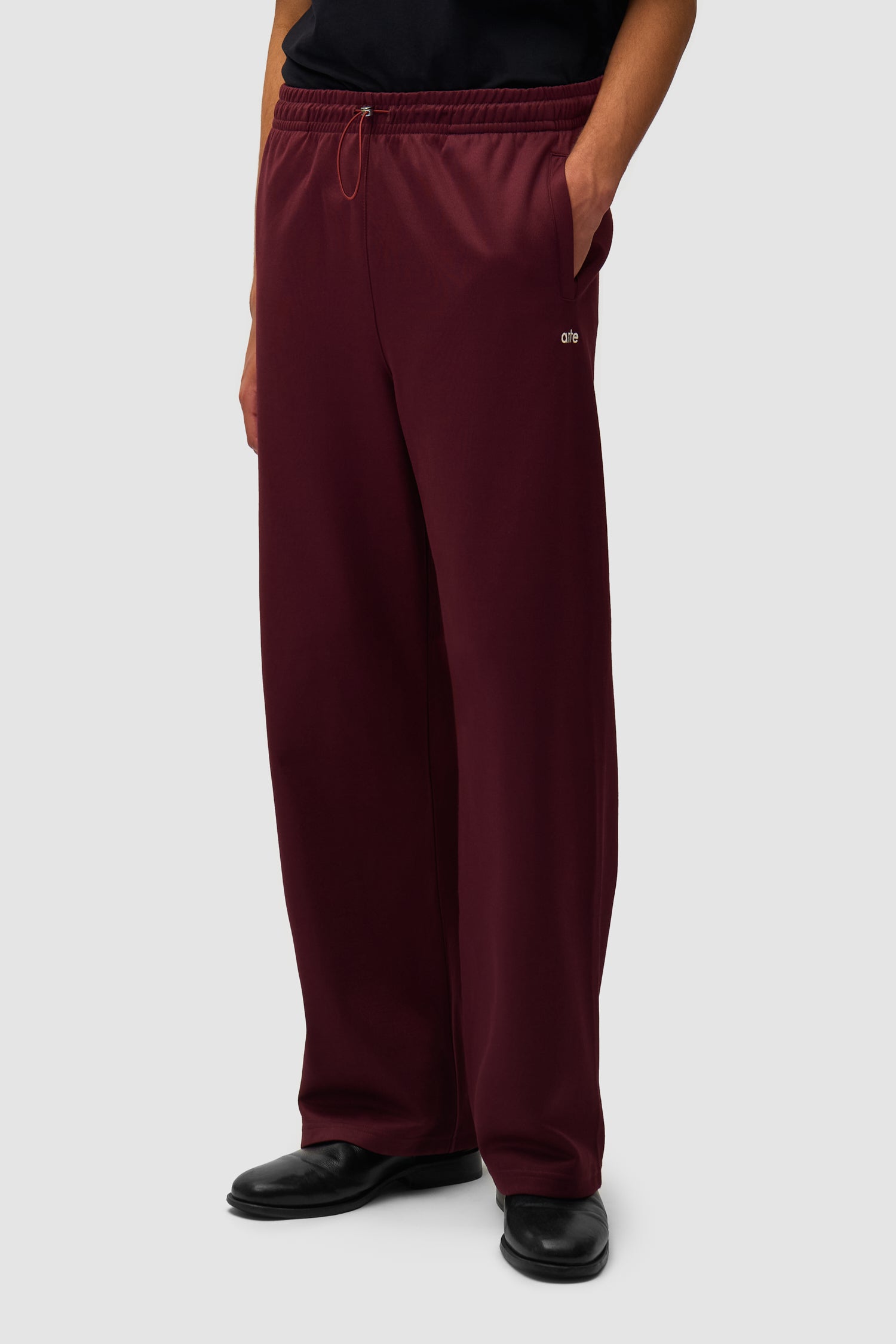 Carded Tracksuit Bottom - Bordeaux