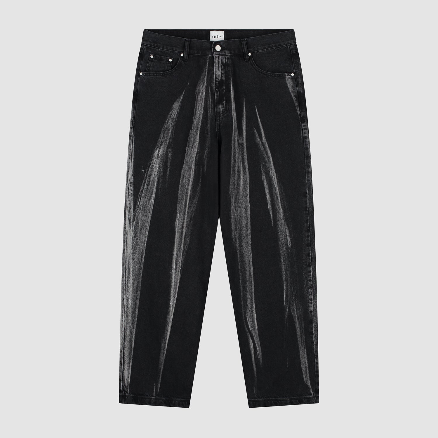 Washed Jeans Pants - Black Denim – Arte Antwerp