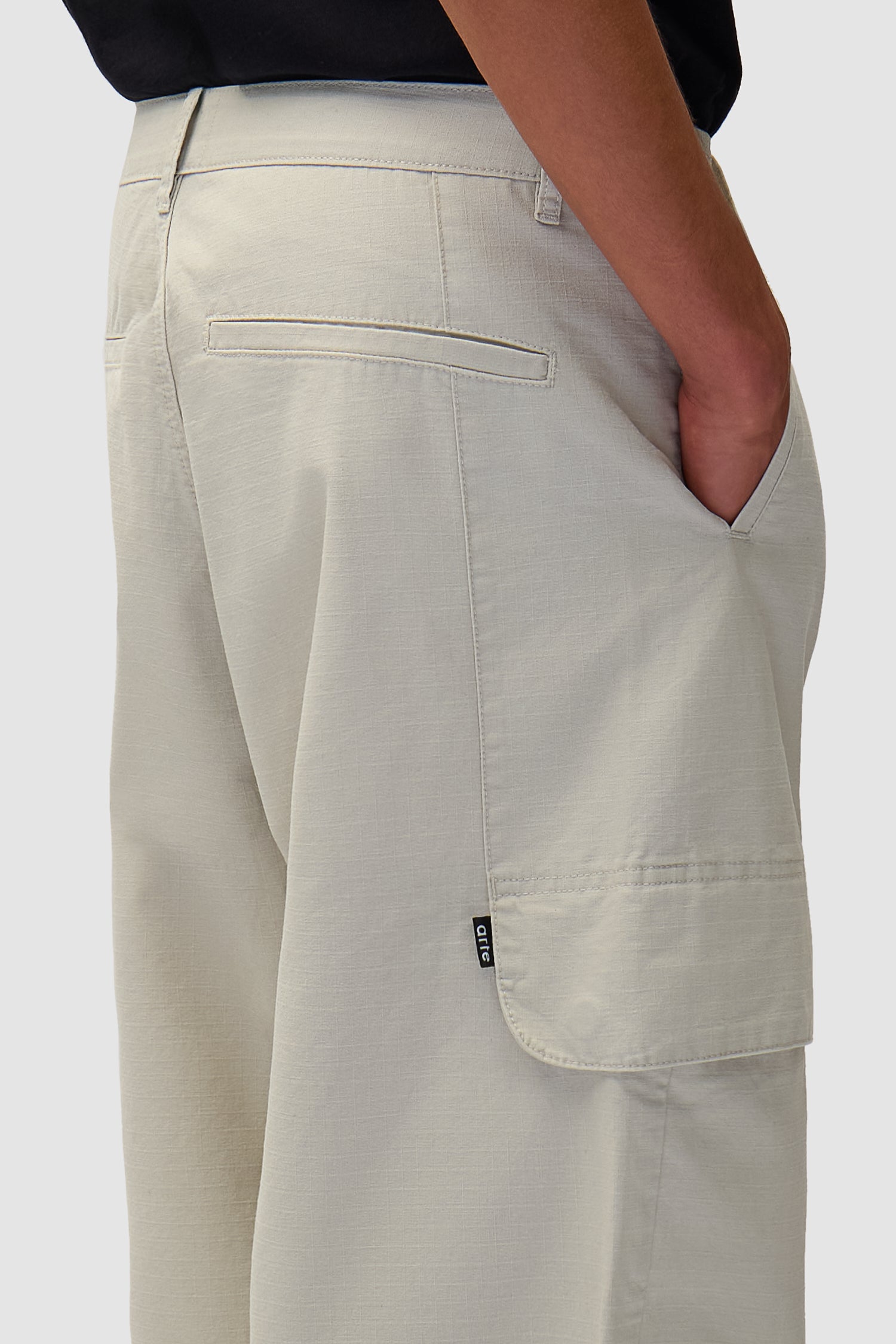 Heavy Ripstop Pants - Cream
