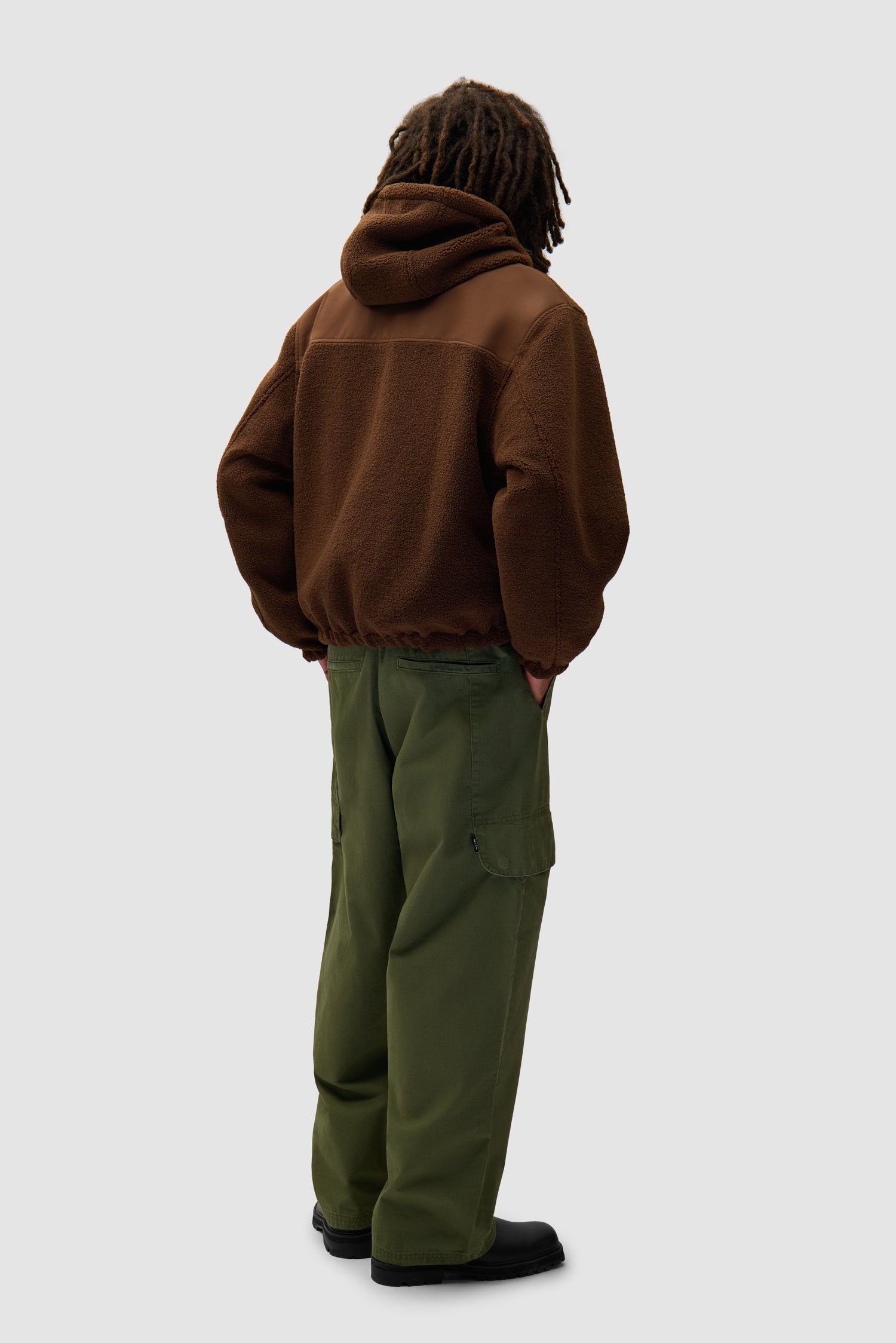 Nylon Technical Jacket - Brown