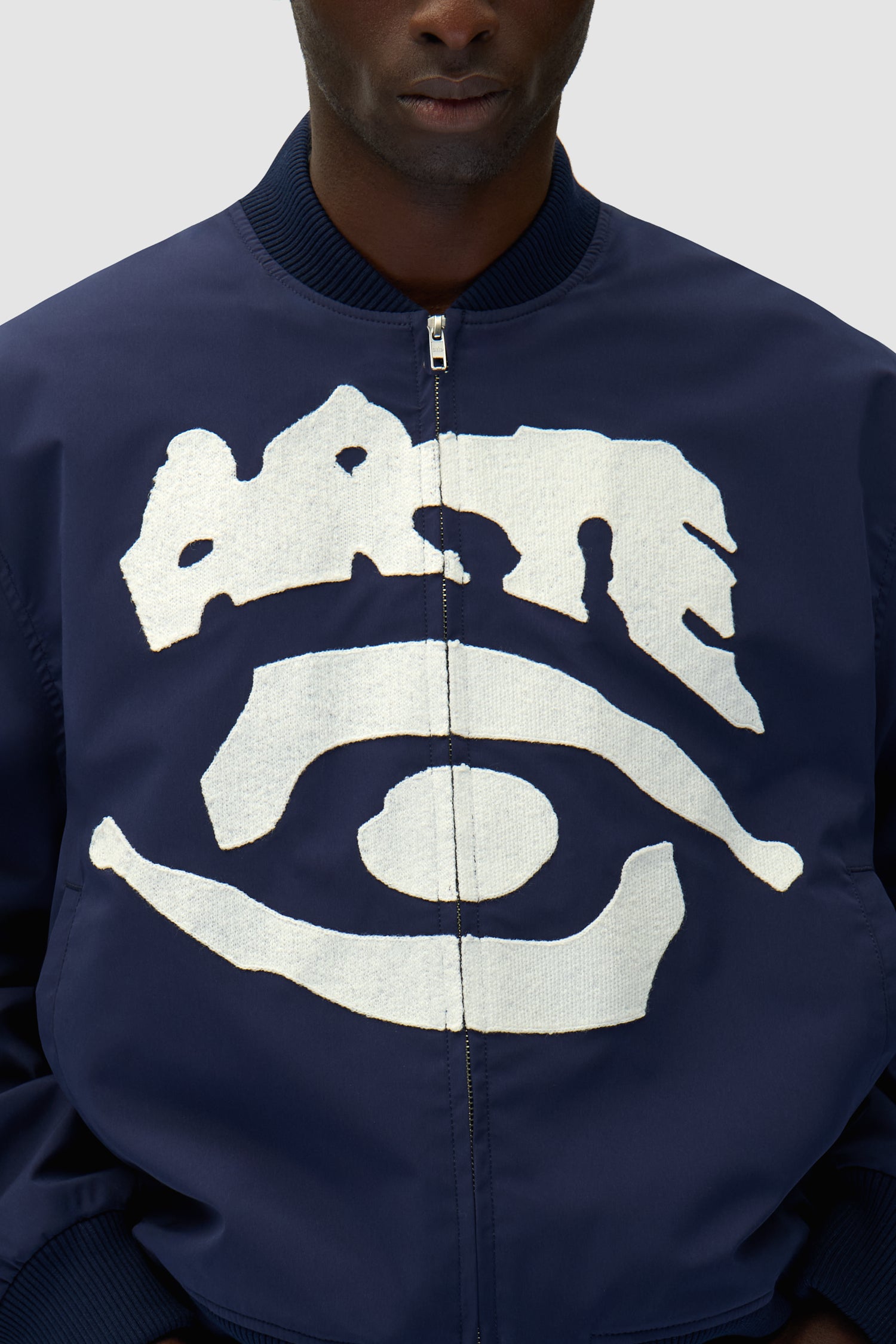 Eye Bomber Jacket - Navy