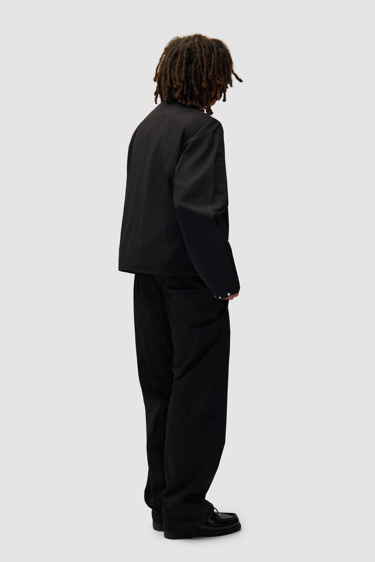 Veste de survêtement en nylon - Noir