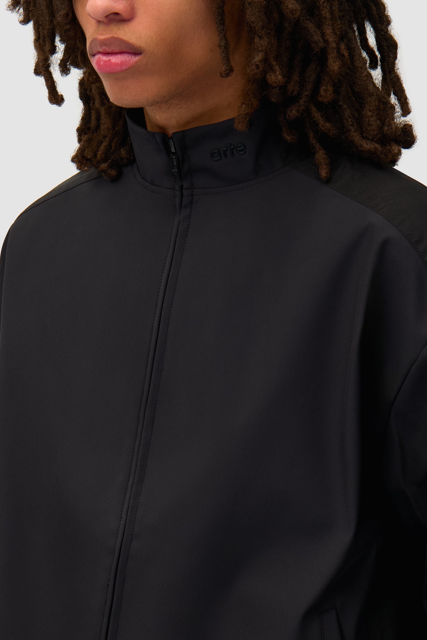 Veste de survêtement en nylon - Noir