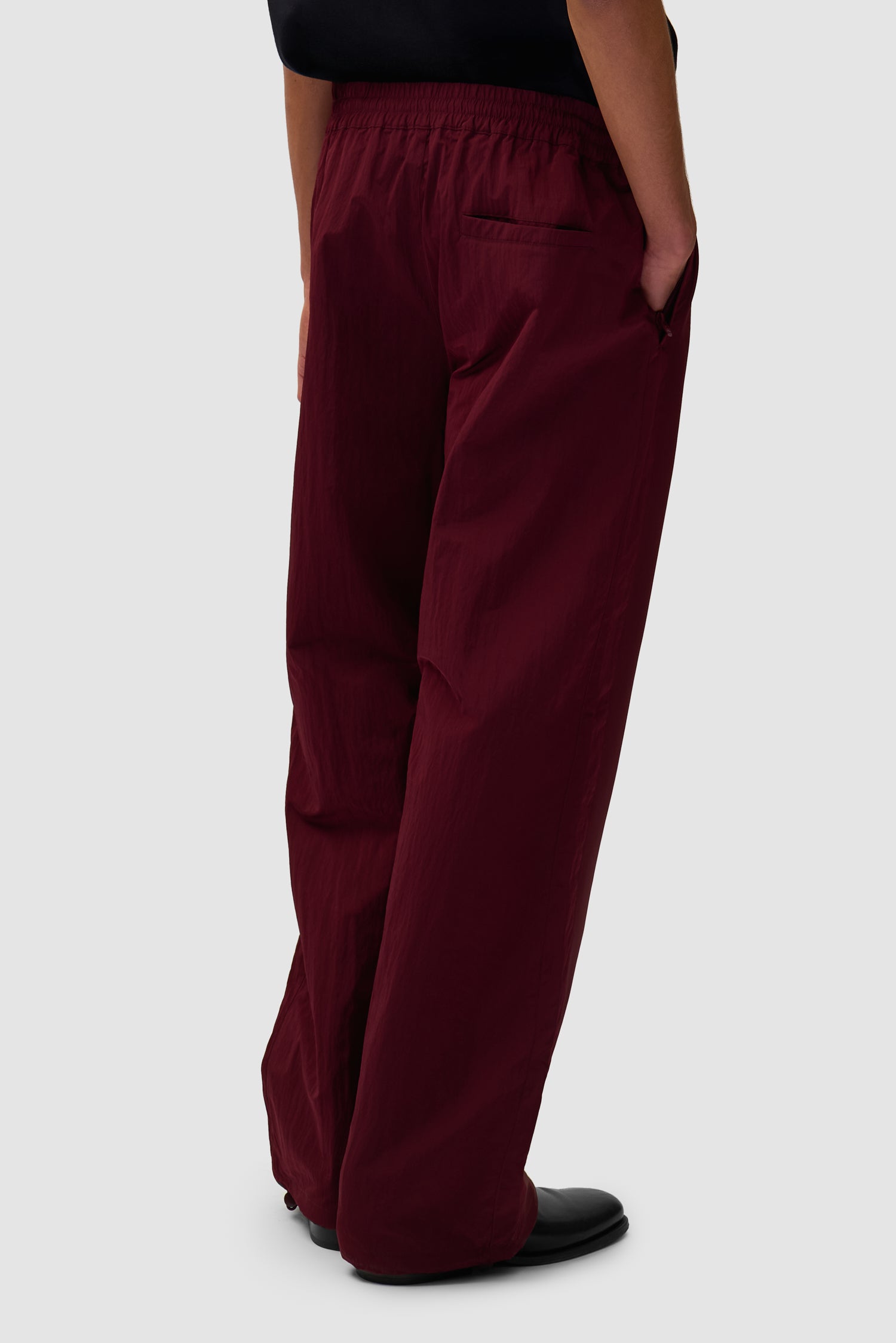 Pantalon de survêtement en nylon - Bordeaux