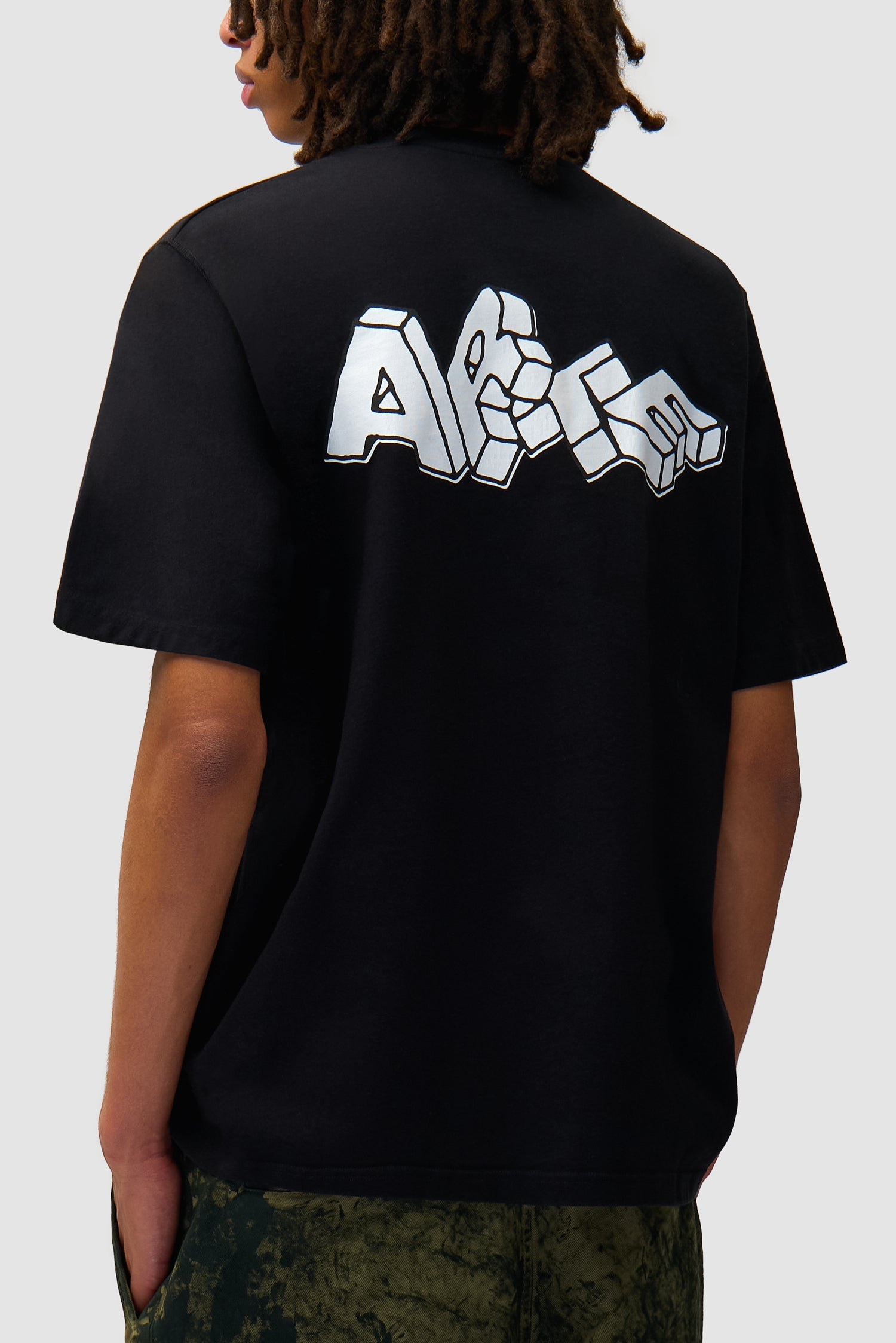 Blocks Print T-shirt - Black