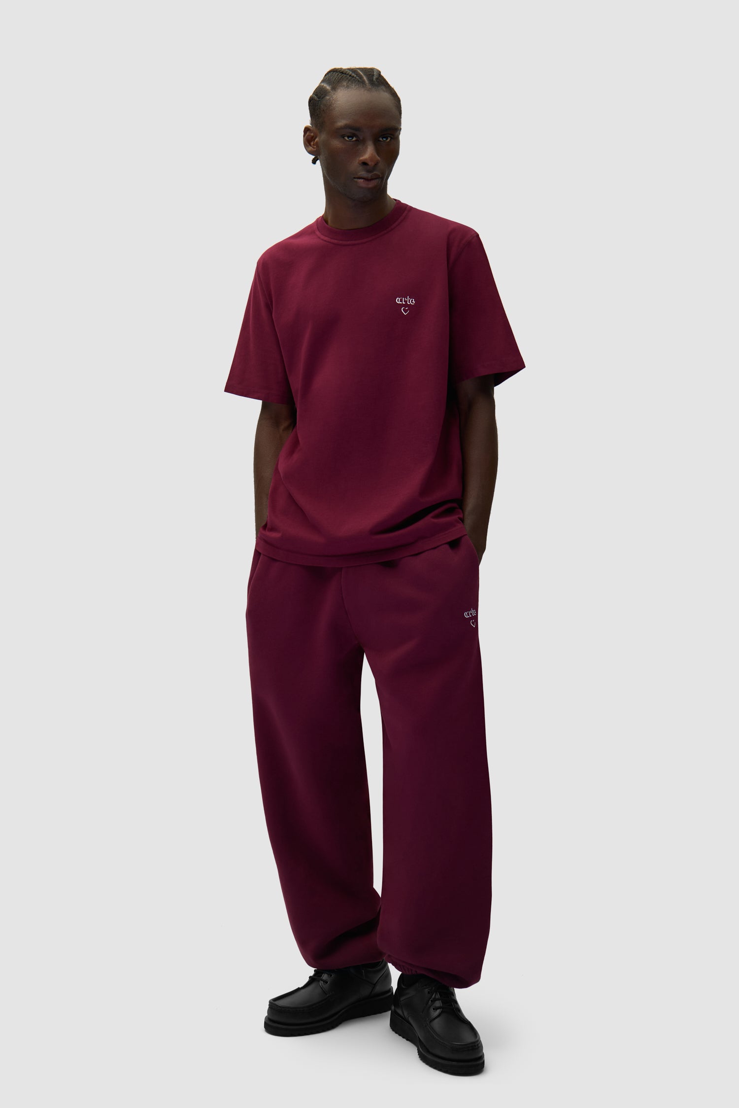 Arte Heart Pants - Bordeaux