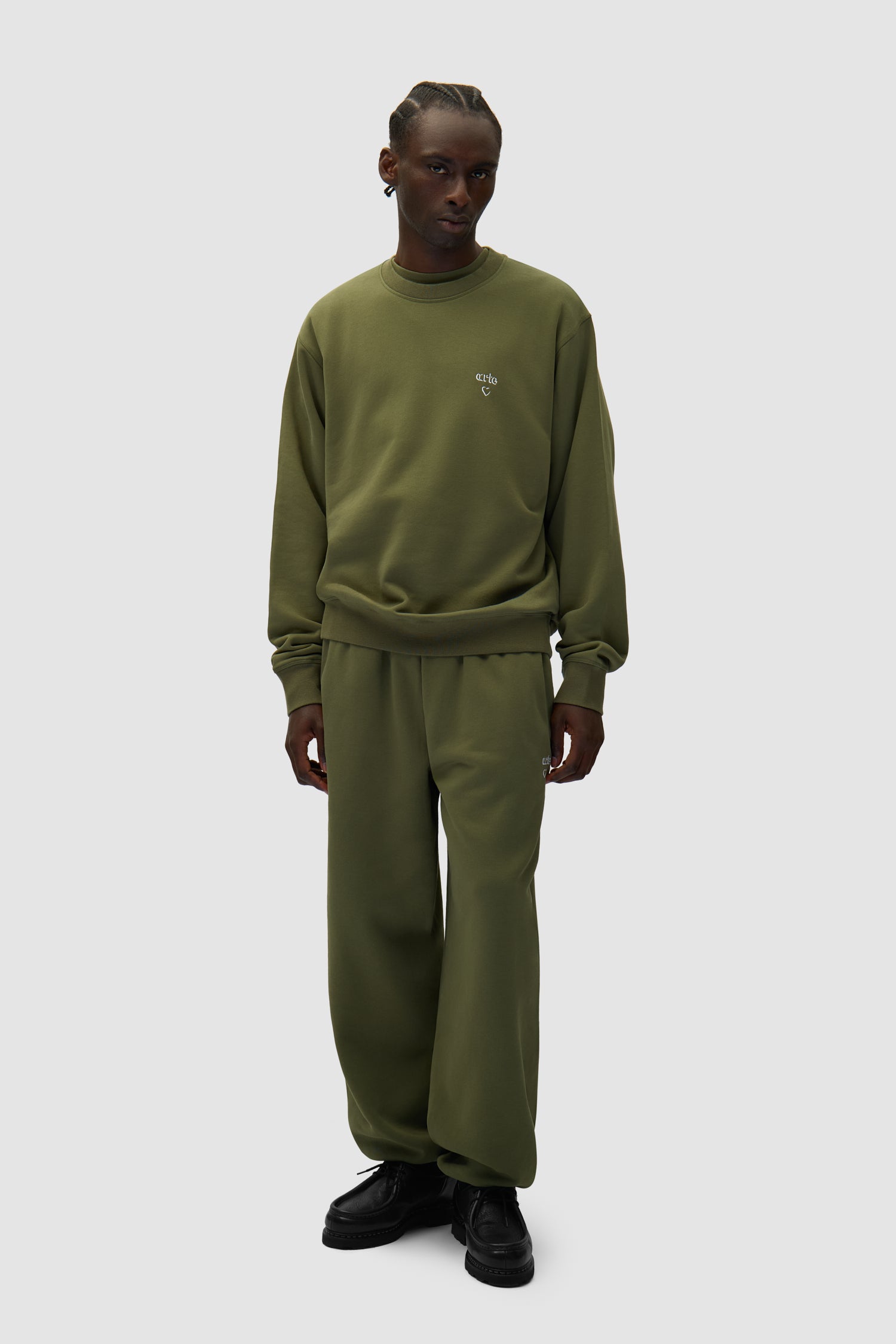 Arte Heart Crewneck - Vert