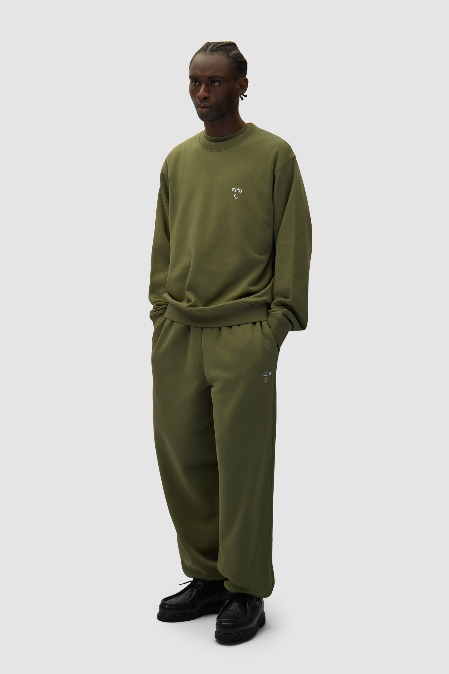 Arte Heart Crewneck - Vert