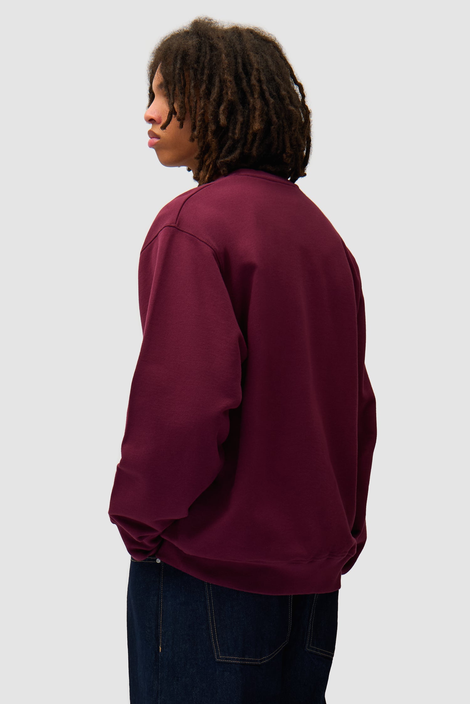 Arte Blocks Crewneck - Bordeaux
