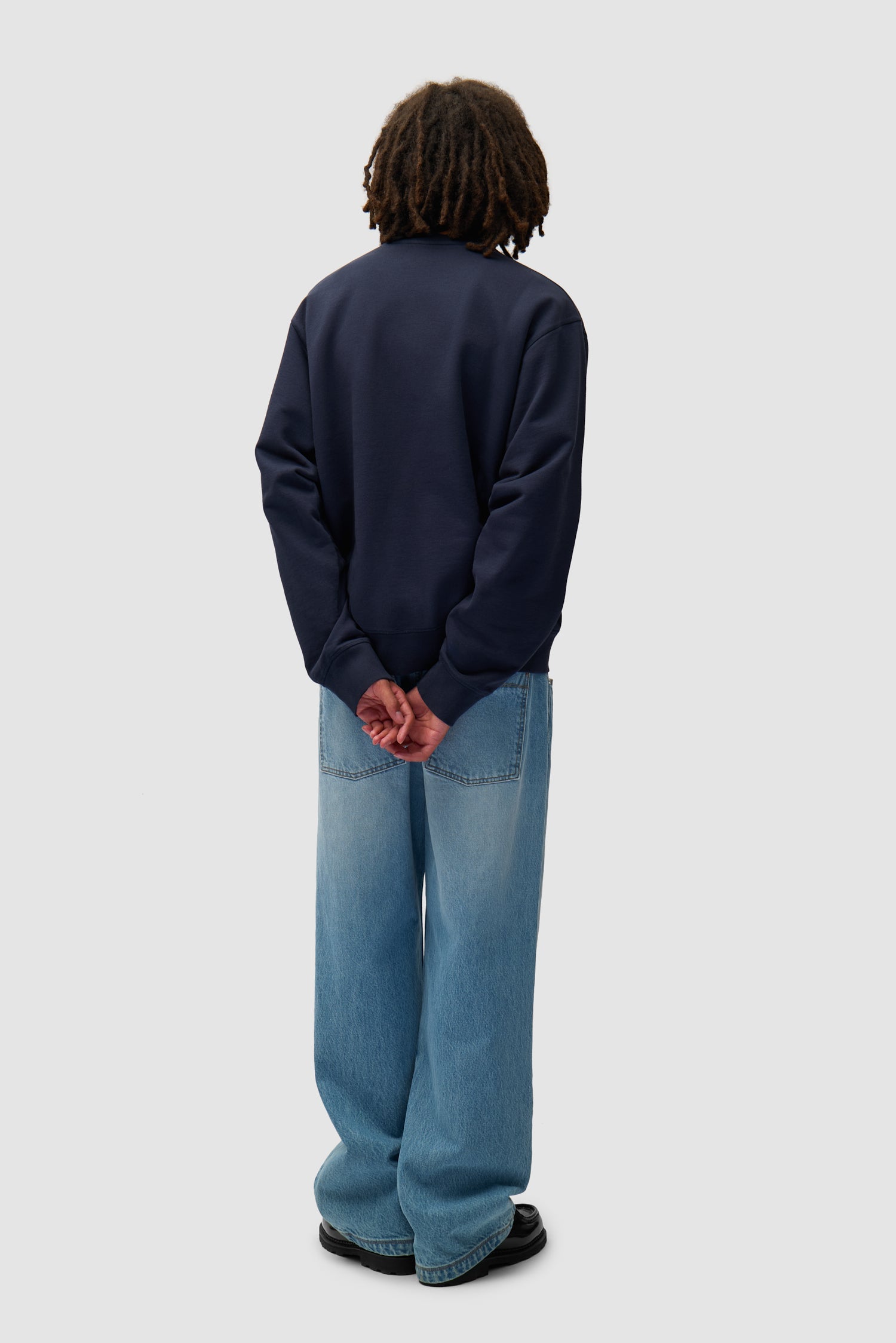 Arte Blocks Crewneck - Navy