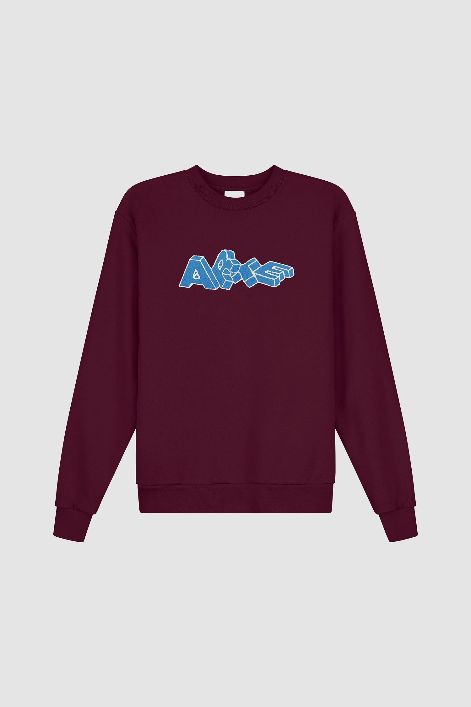 Arte Blocks Crewneck - Bordeaux