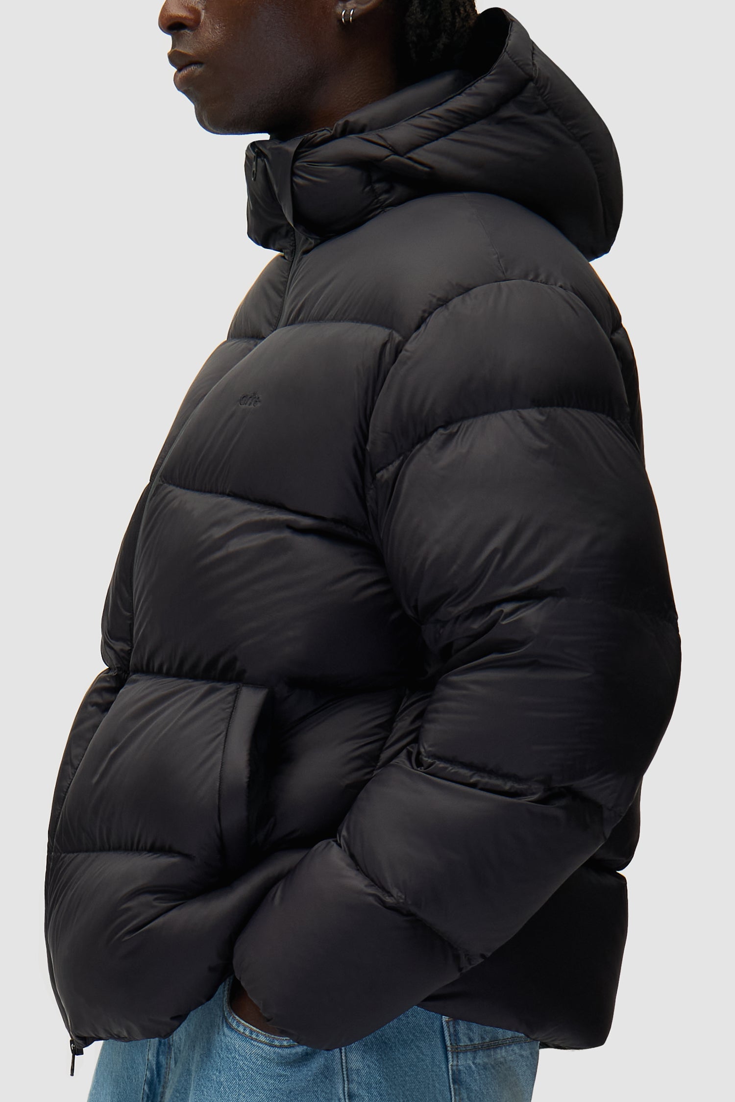 Arte Puffer Jacket - Black