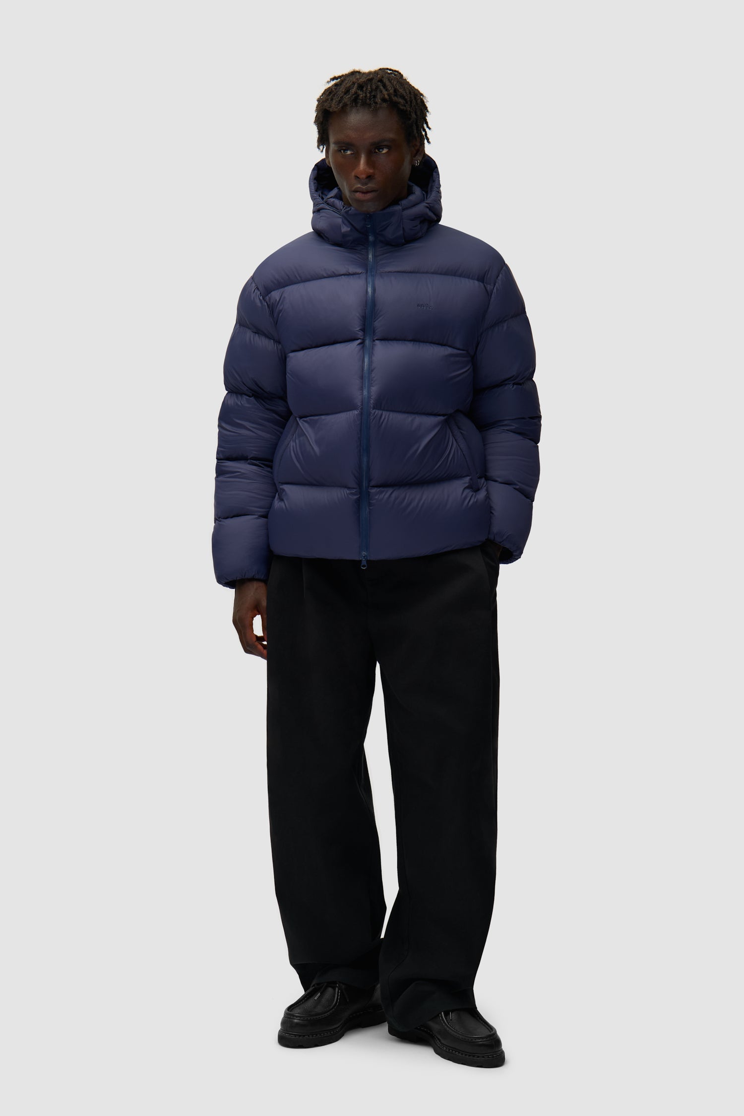 Arte Puffer Jacket - Navy