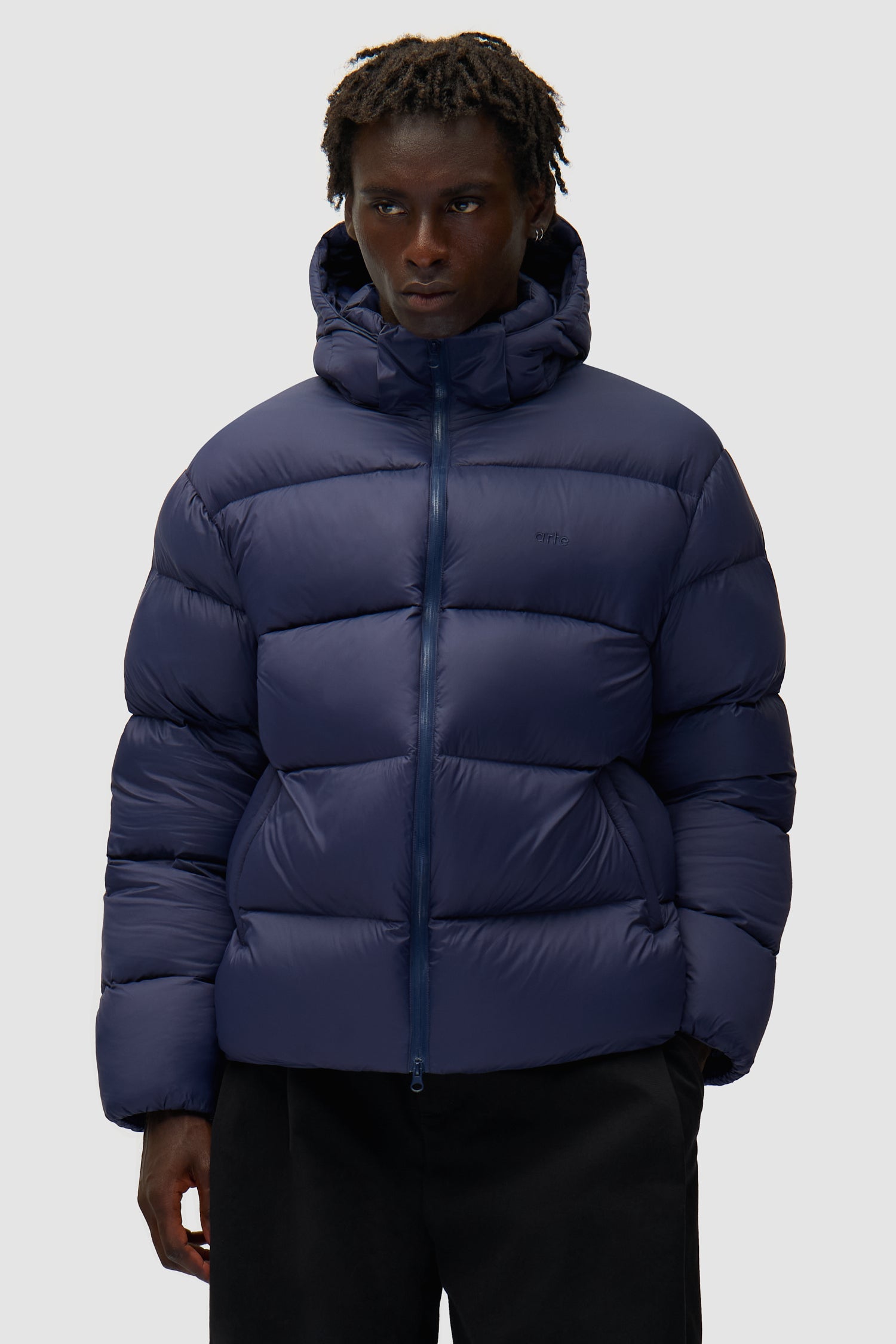 Arte Puffer Jacket - Navy