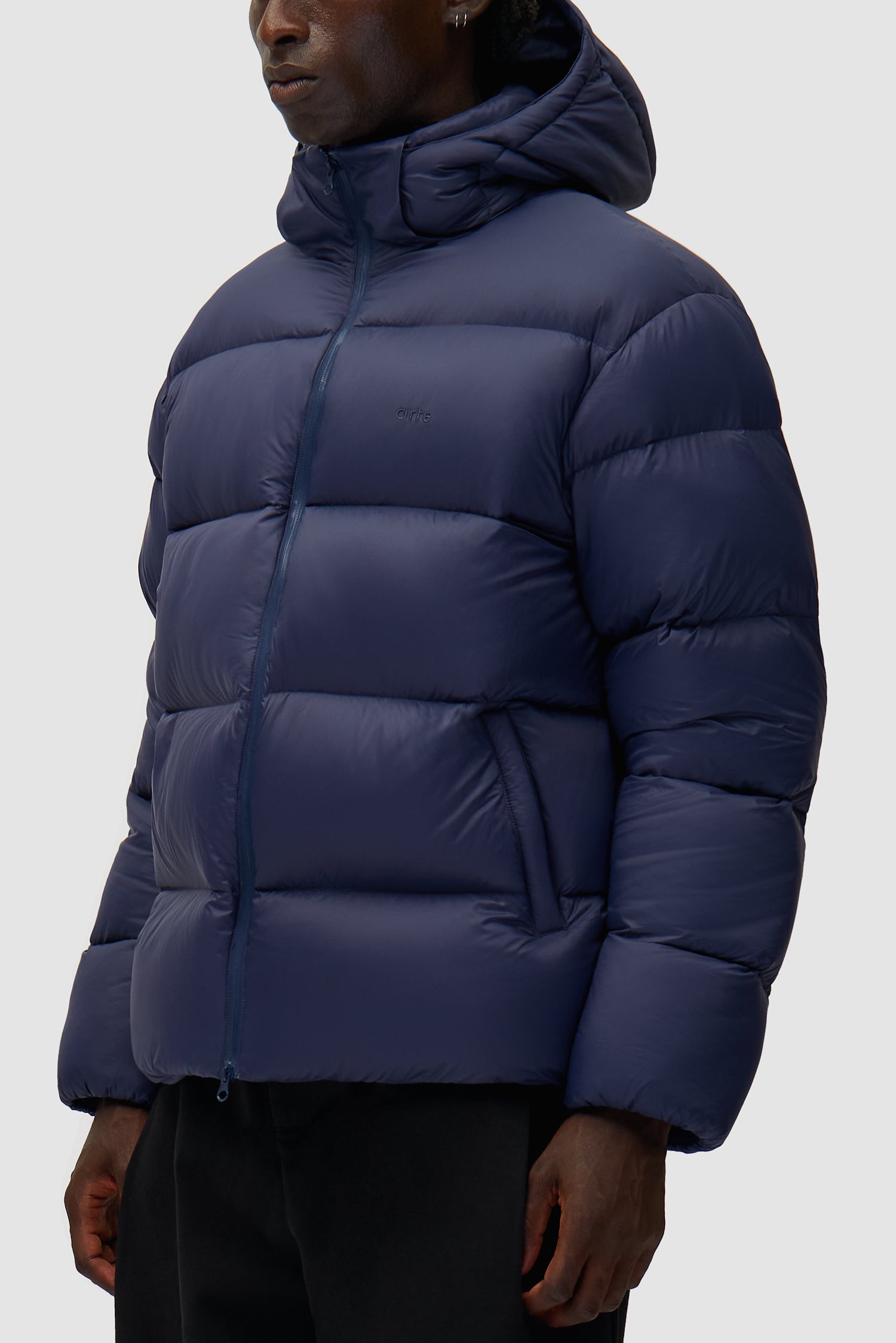 Arte Puffer Jacket - Navy