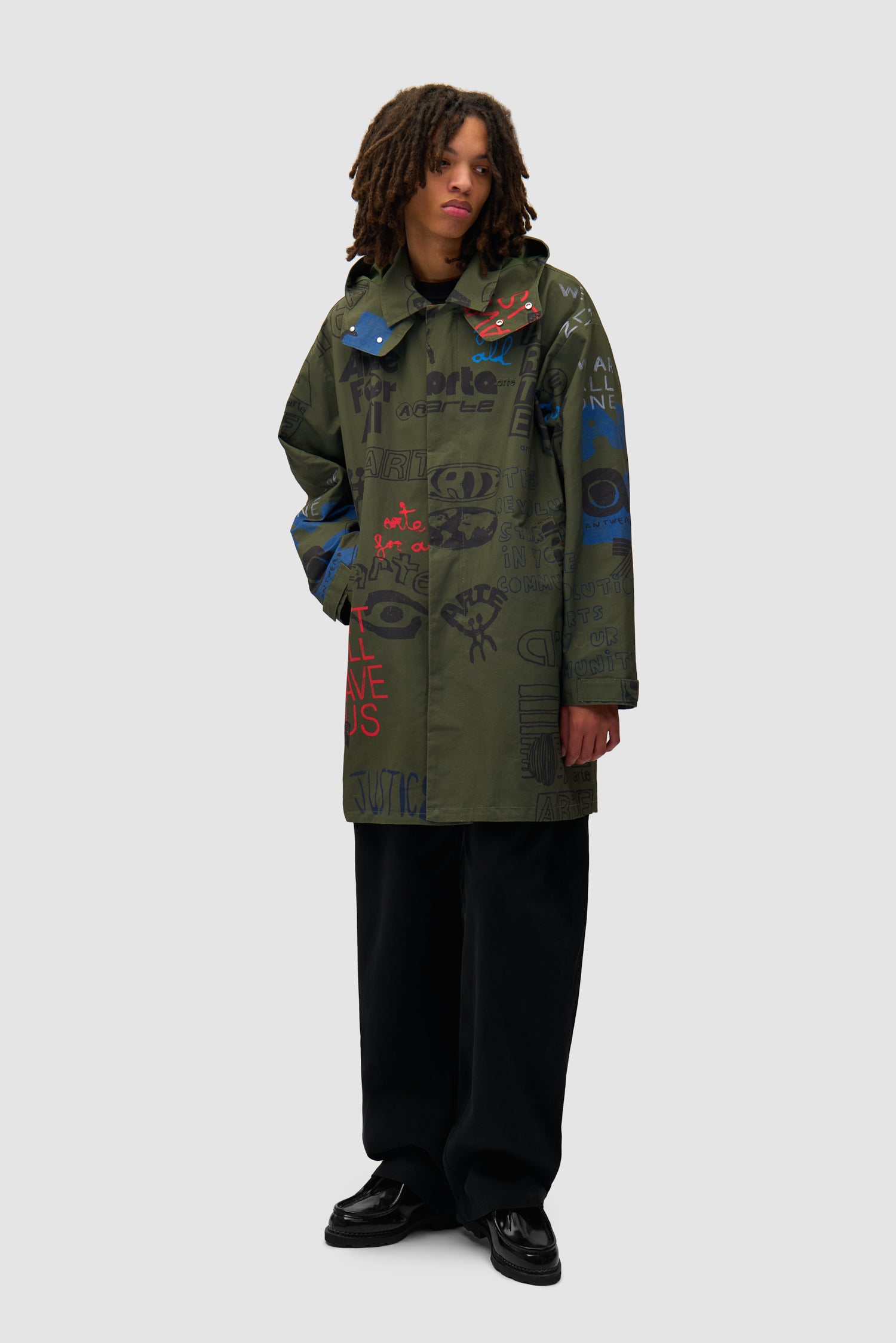 Art Saves Coat - Dark Green