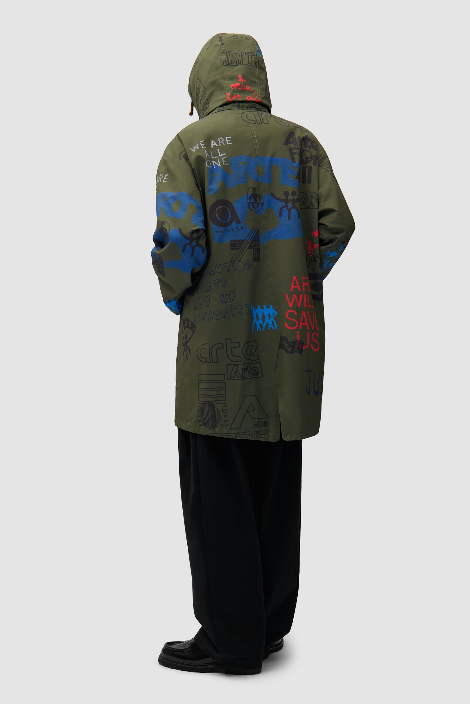 Art Saves Coat - Dark Green