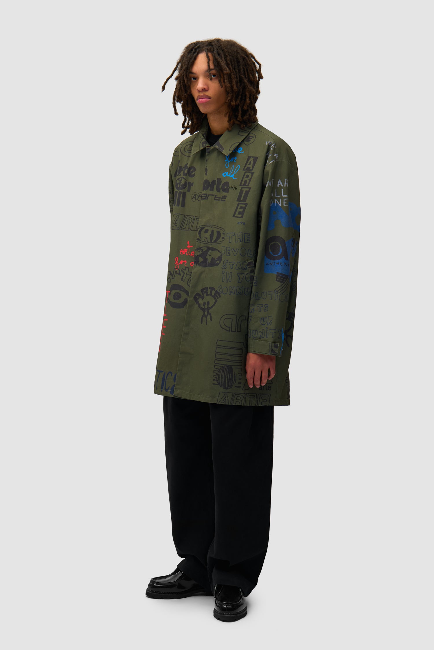 Art Saves Coat - Dark Green