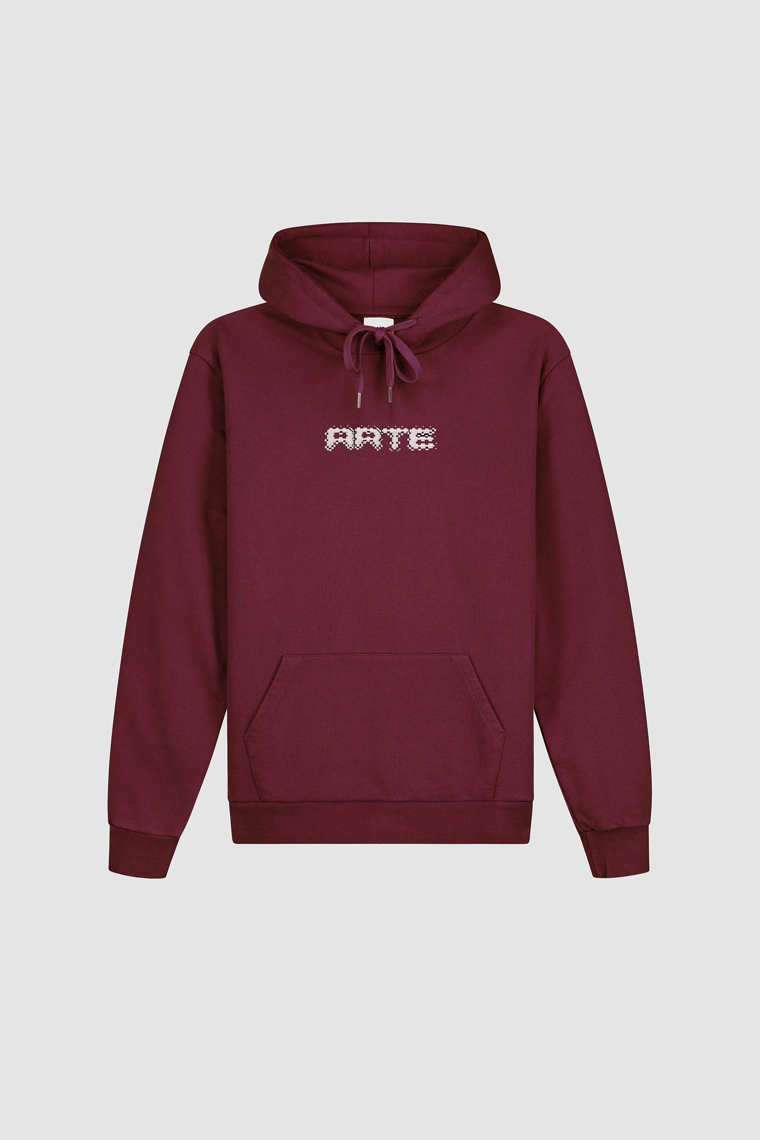 Arte Pixel Hoodie - Bordeaux