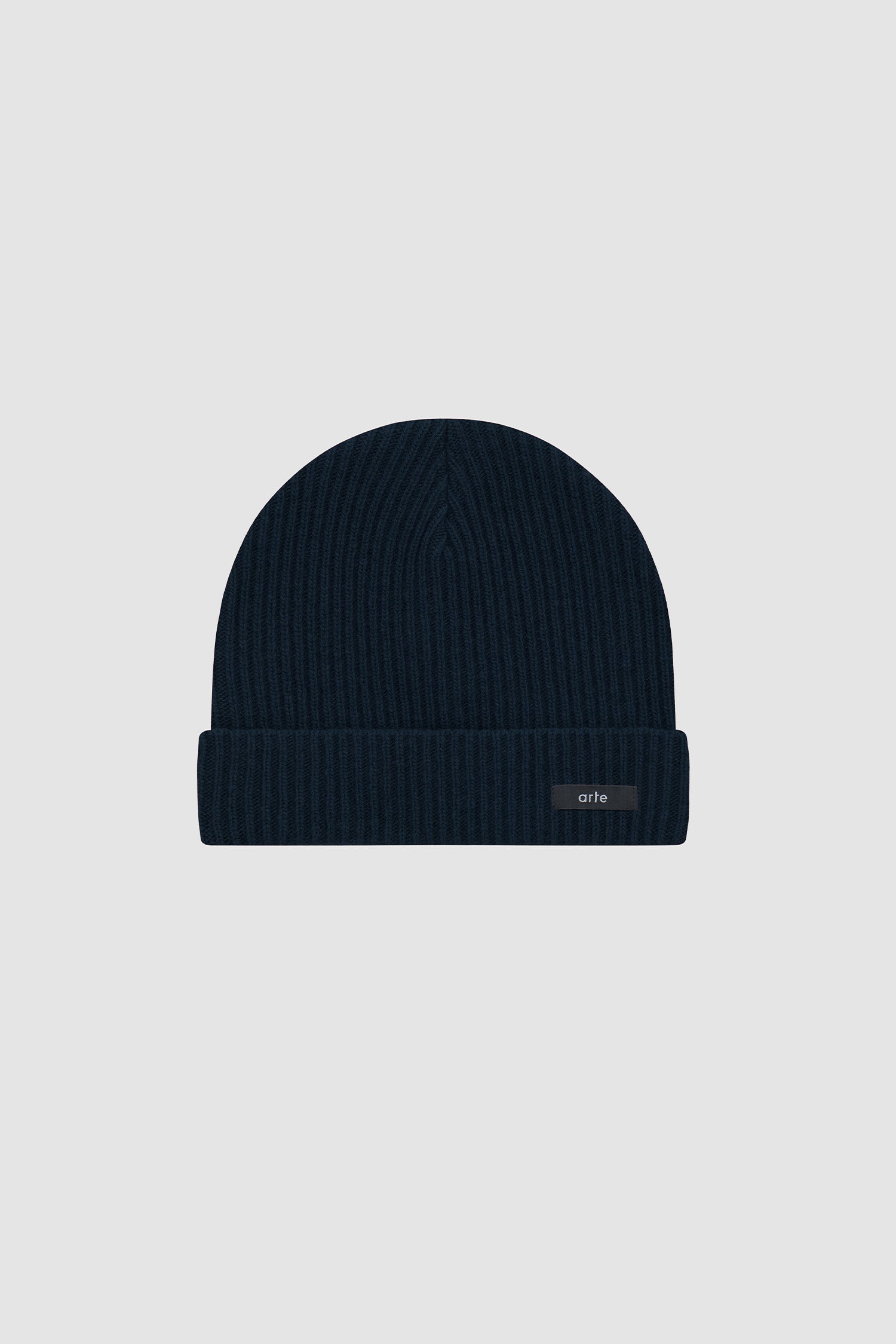 Label Beanie - Navy