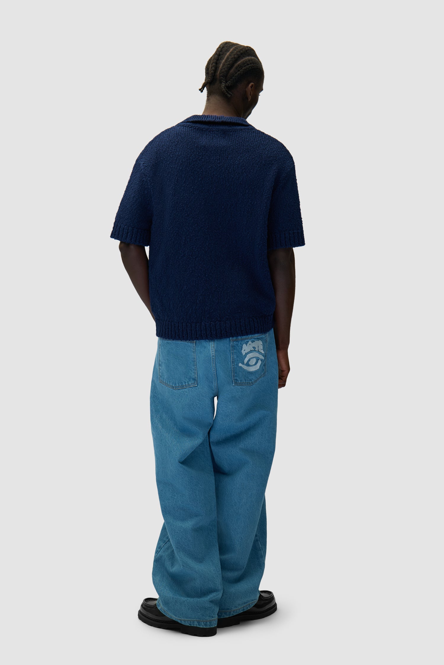 Football Knit - Blue