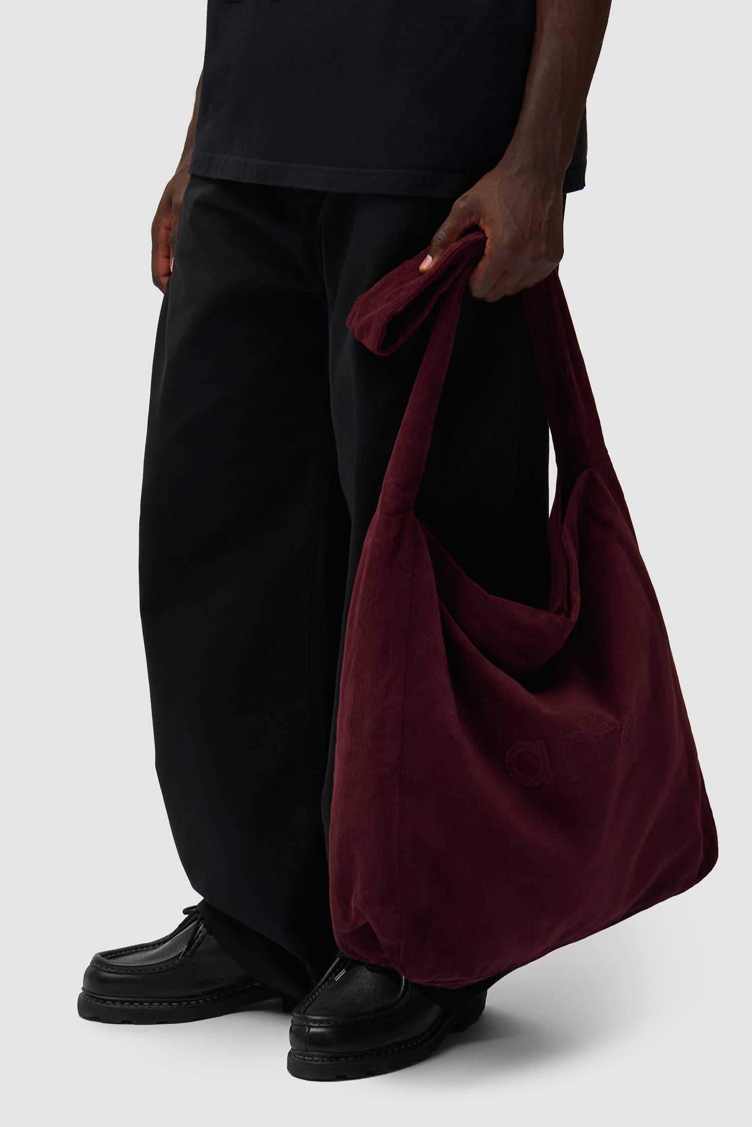 Corduroy Body Bag - Bordeaux
