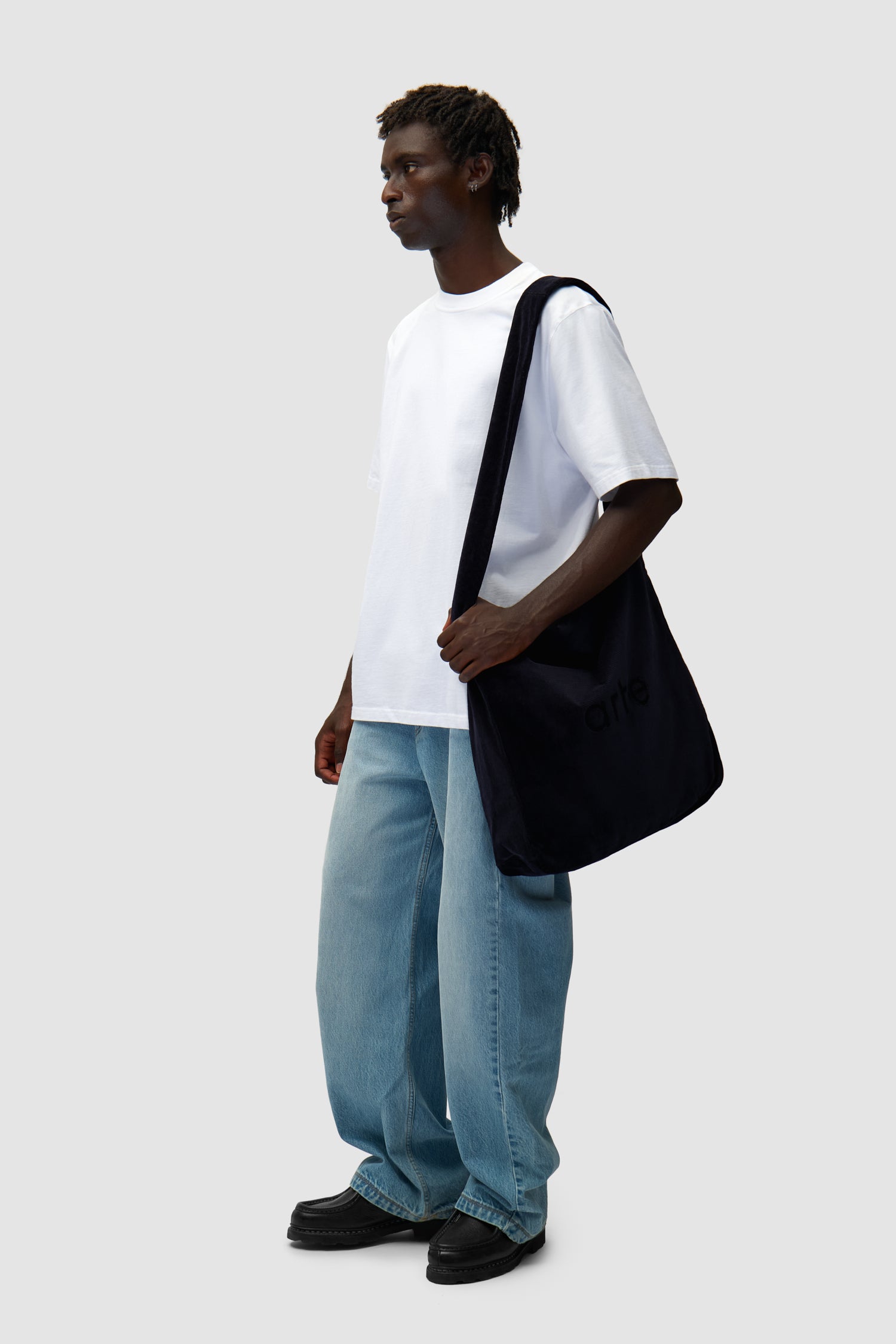 Corduroy Body Bag - Navy