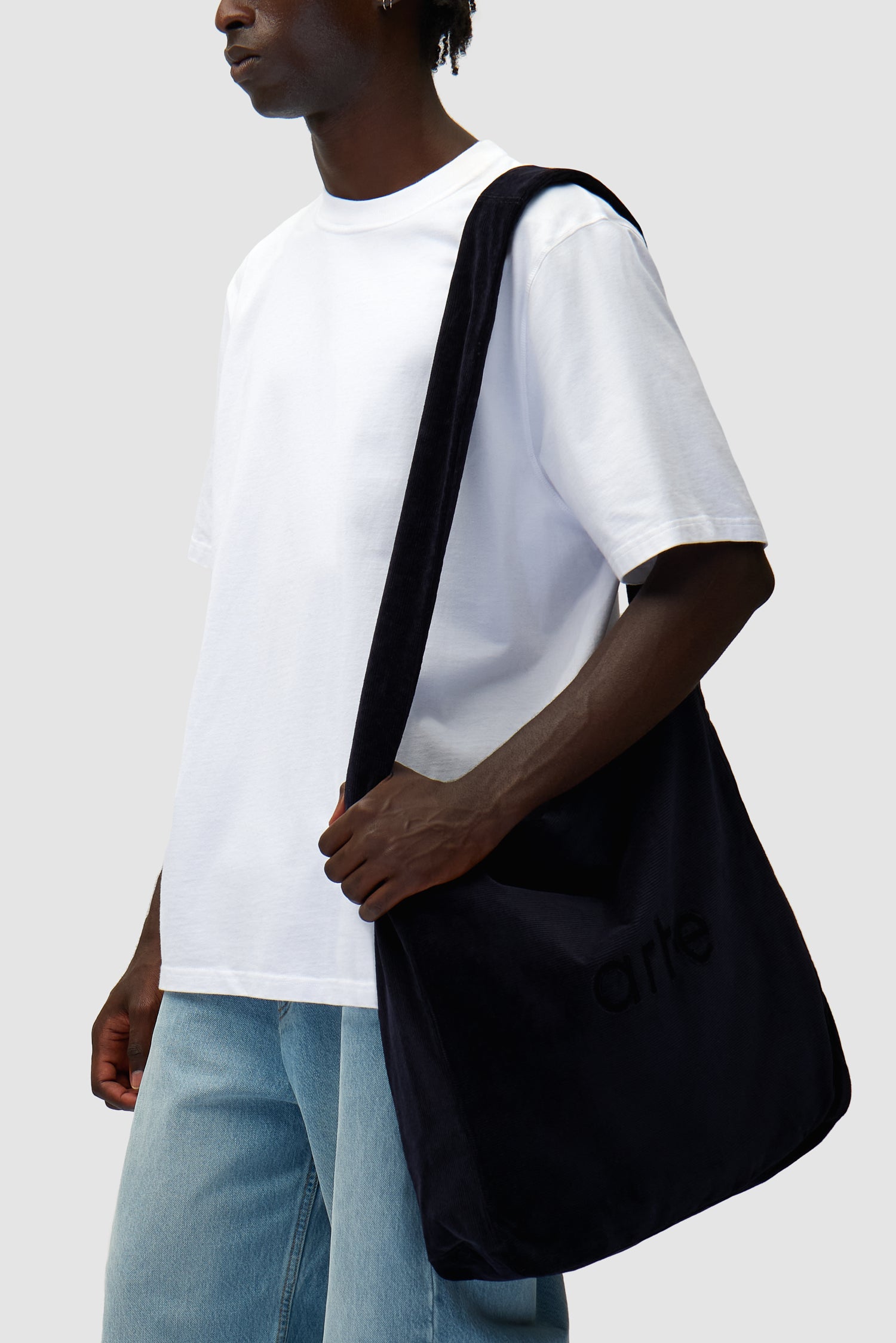 Corduroy Body Bag - Navy