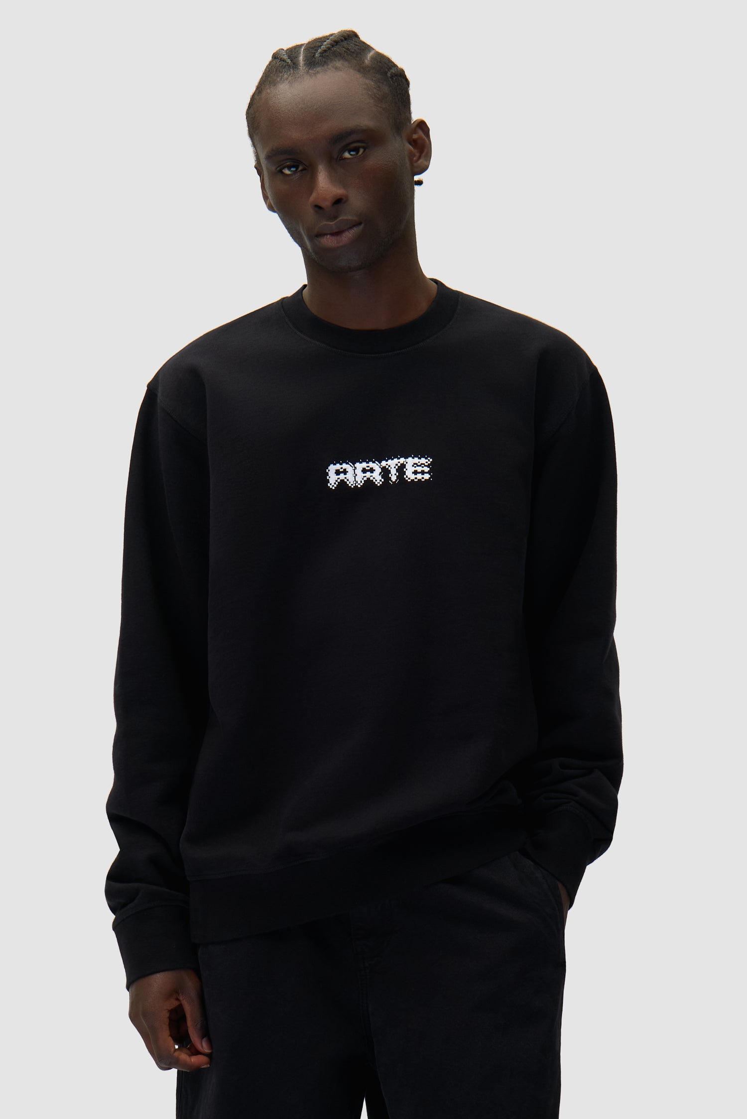 Arte Pixel Crewneck - Noir