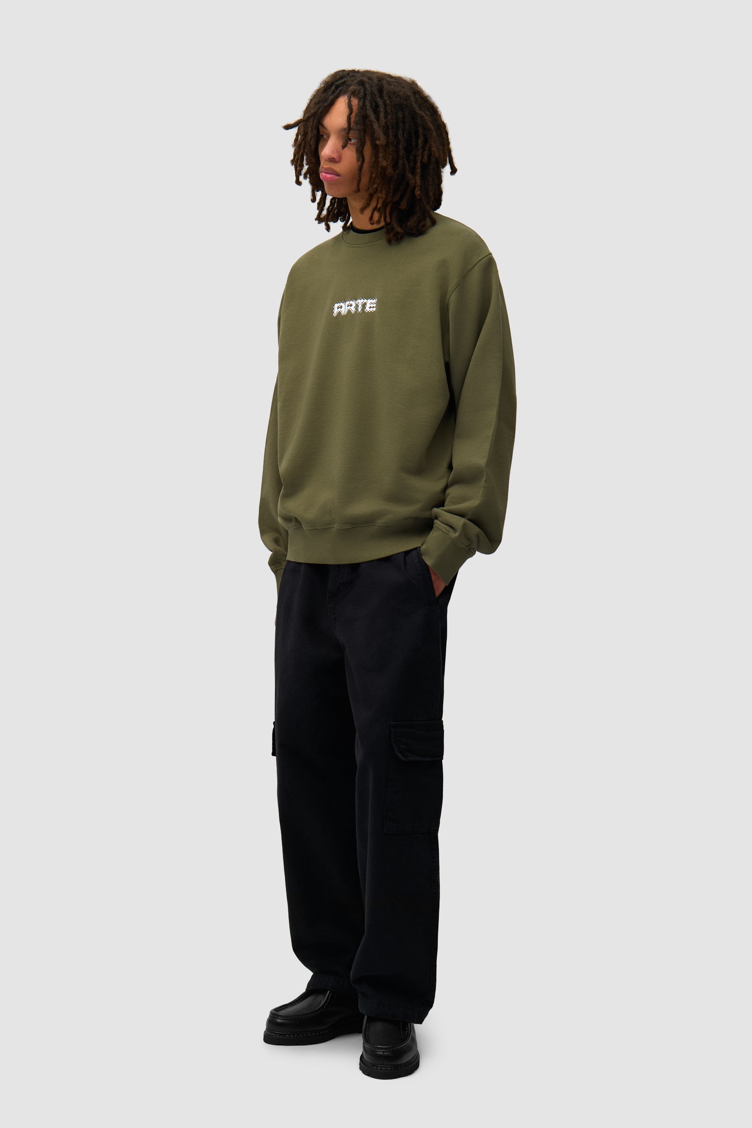 Arte Pixel Crewneck - Green