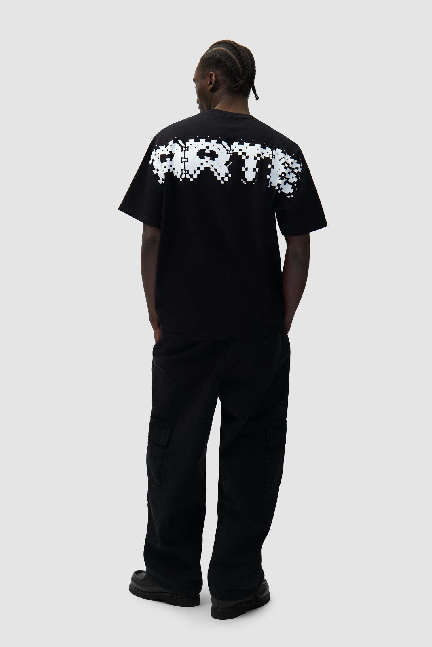 T-shirt Pixel Back - Noir