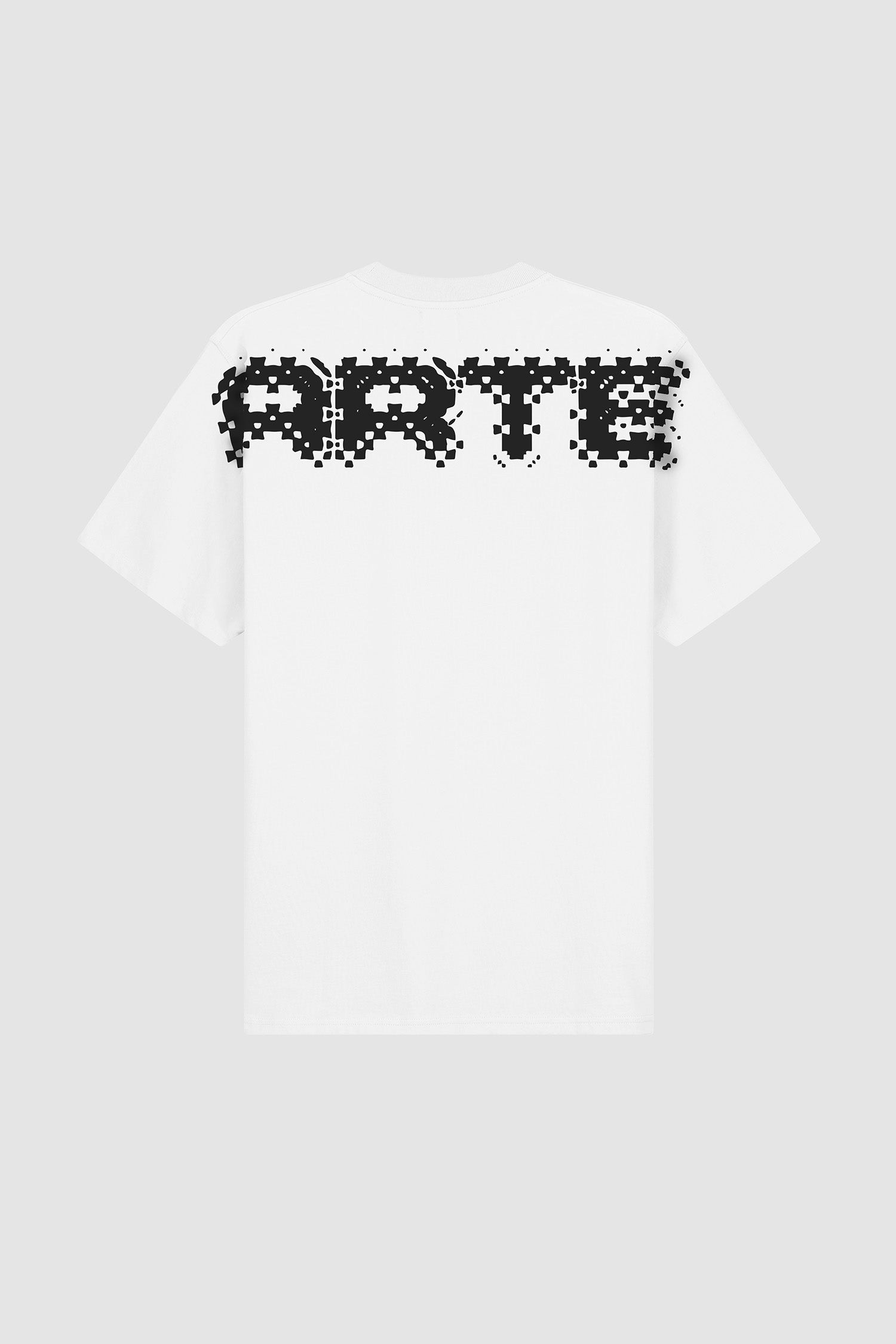 T-shirt Pixel Back - Blanc