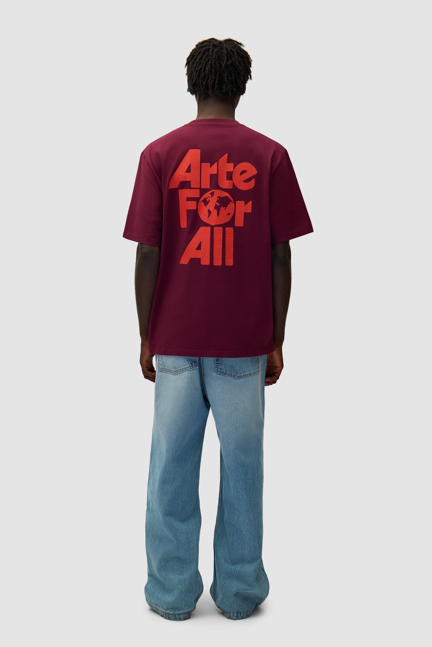 Arte For All T-shirt - Bordeaux