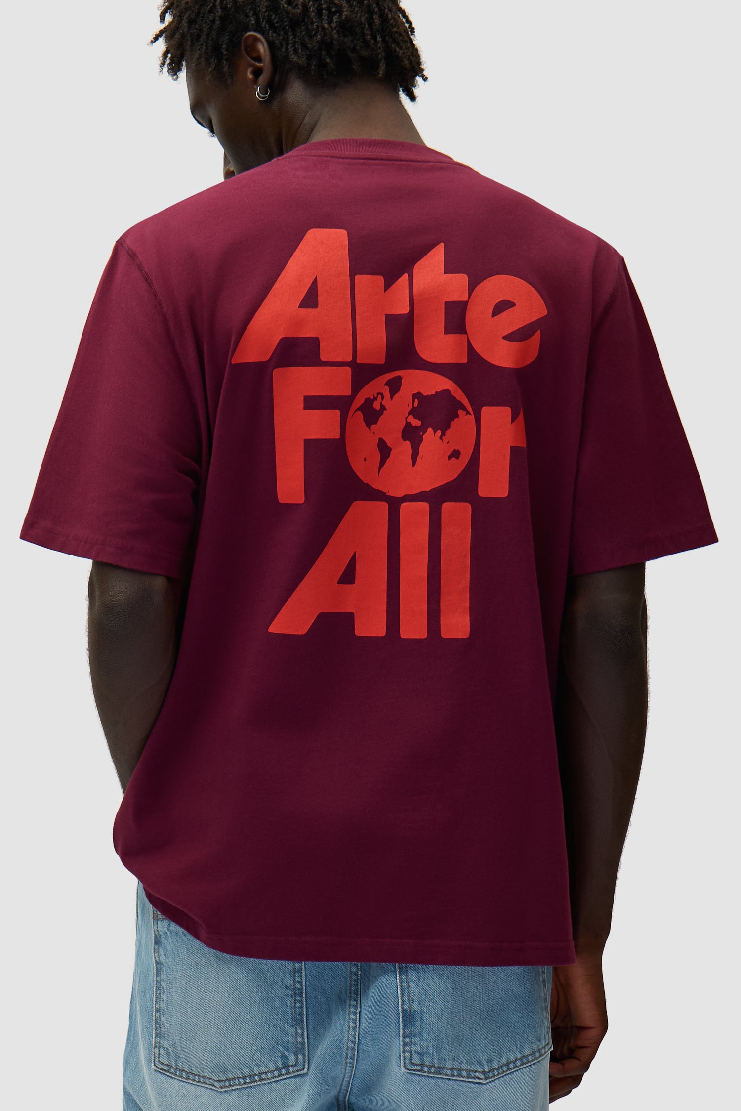 Arte For All T-shirt - Bordeaux