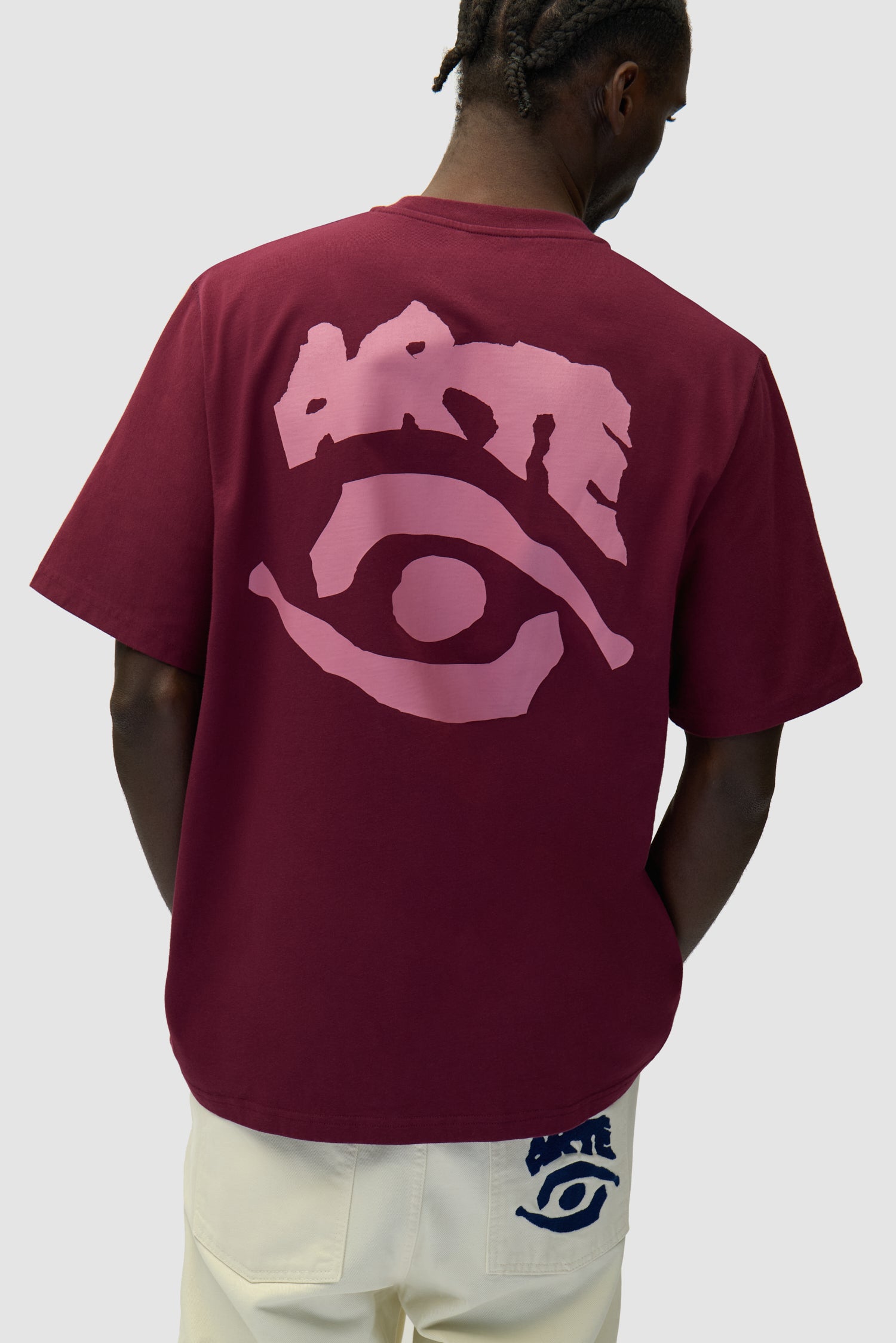 Eye Print T-shirt - Bordeaux